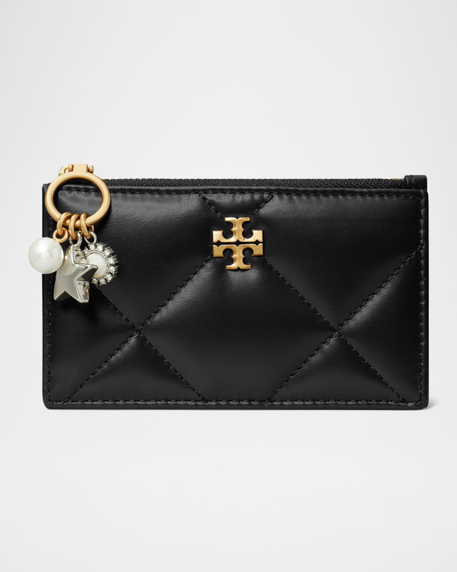 Tory burch monogram card case keyring cheap