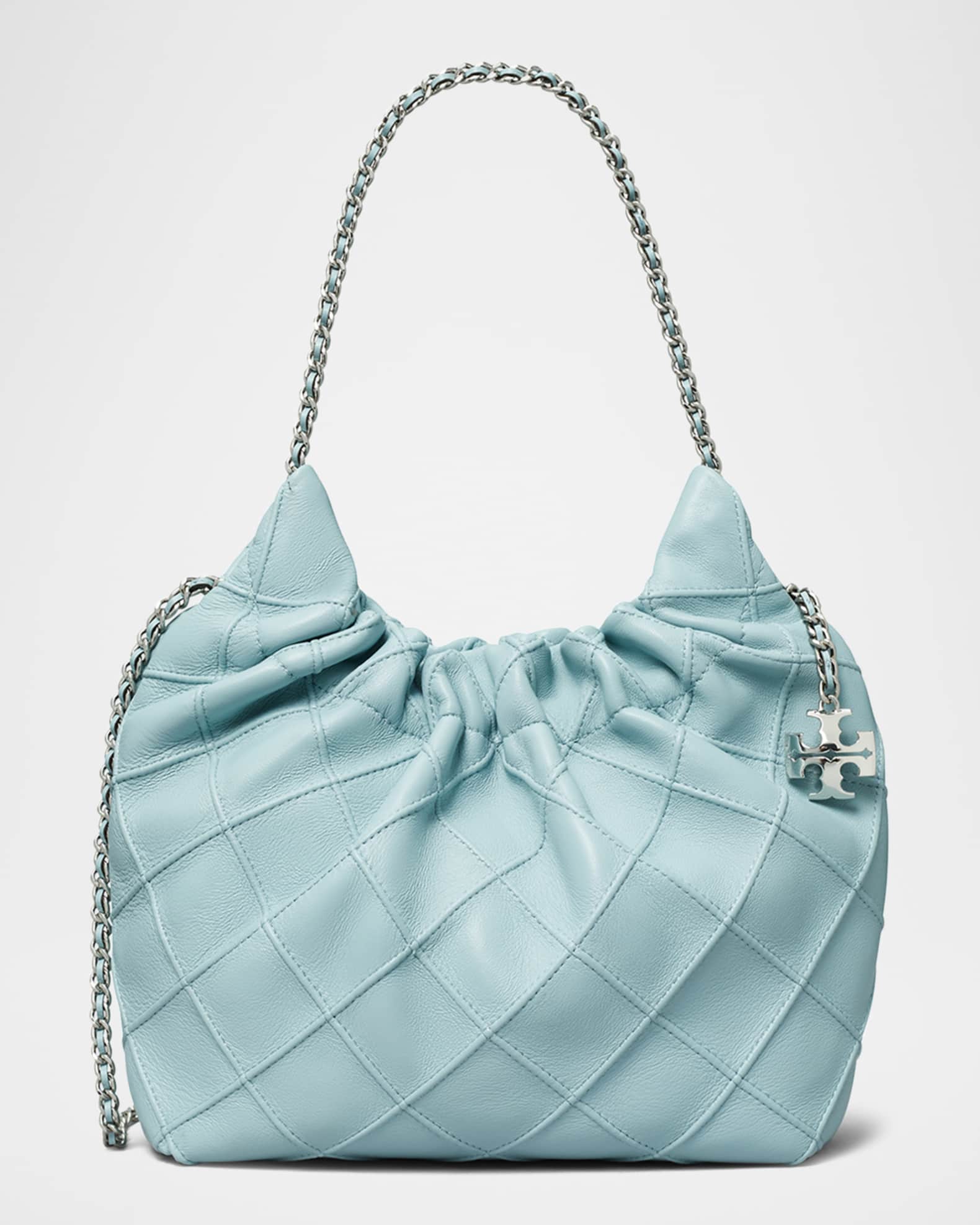 Fleming Mini Quilted Leather Hobo Bag 0