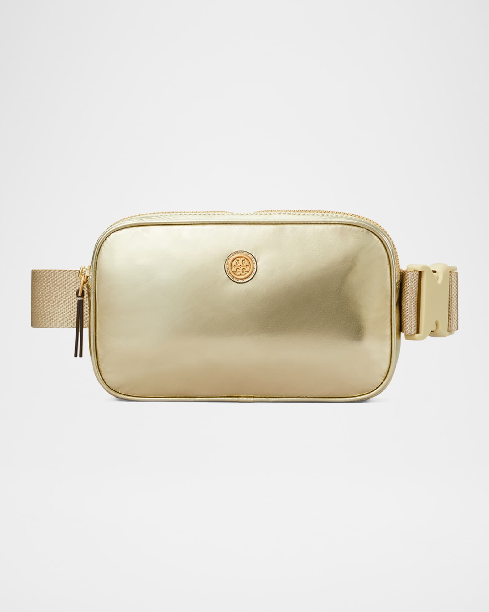 Tory Burch Virginia Metallic Nylon Belt Bag Neiman Marcus