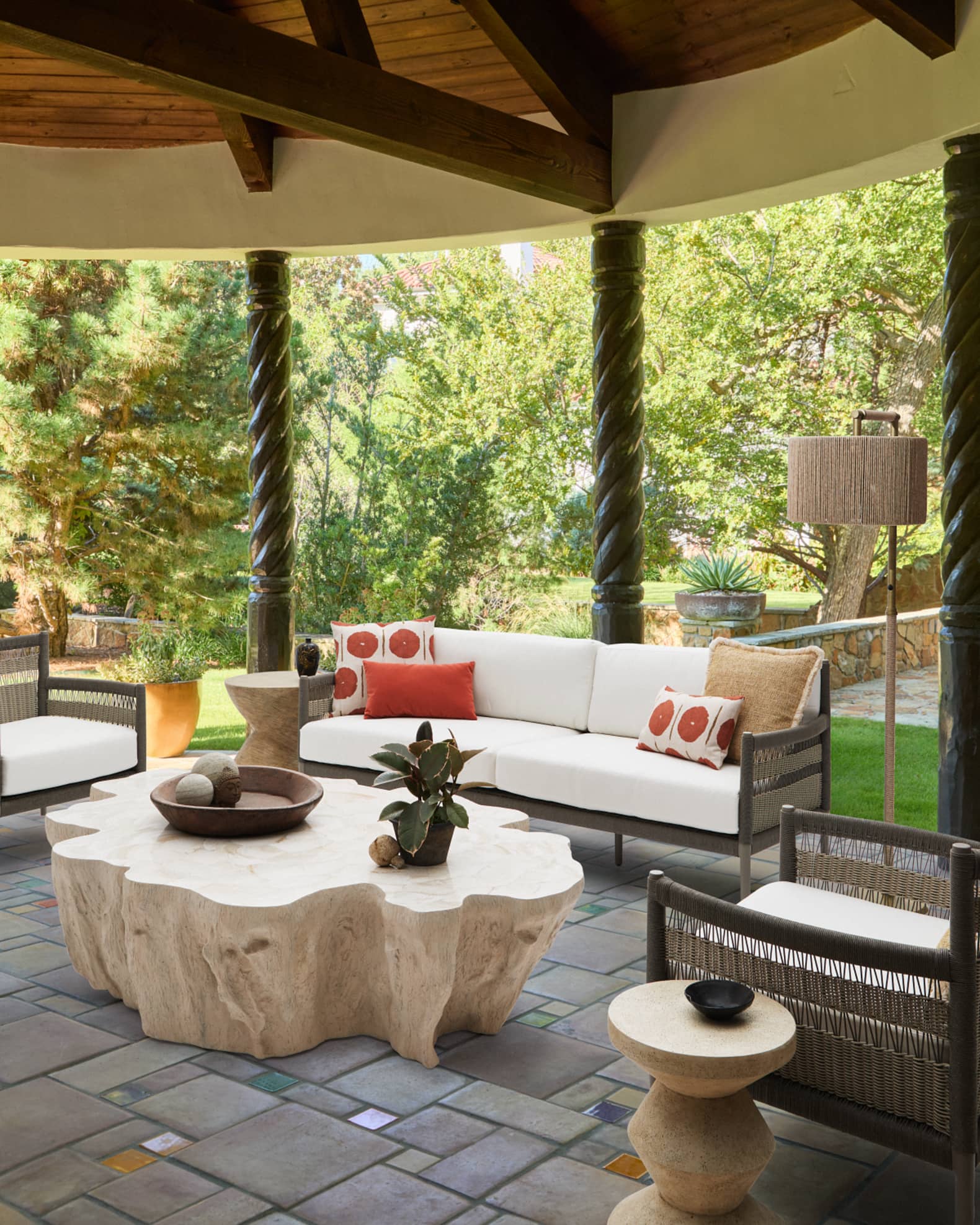Geo Outdoor Garden Seat 1
