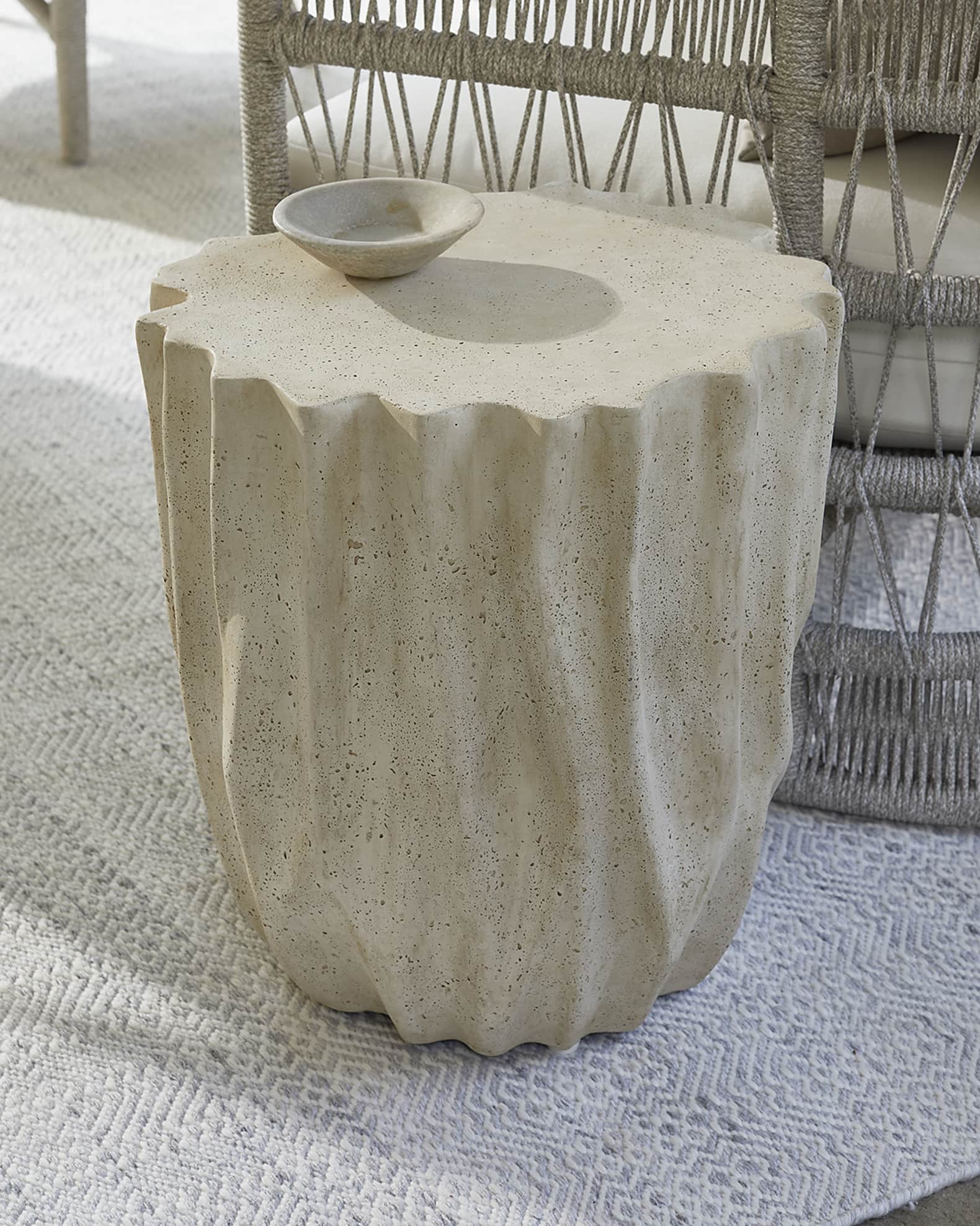 Ruffle Outdoor Garden Seat 0