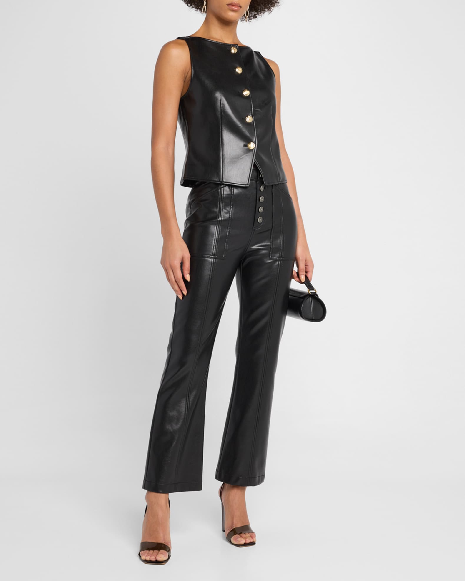 Camen Vegan Leather Vest 1