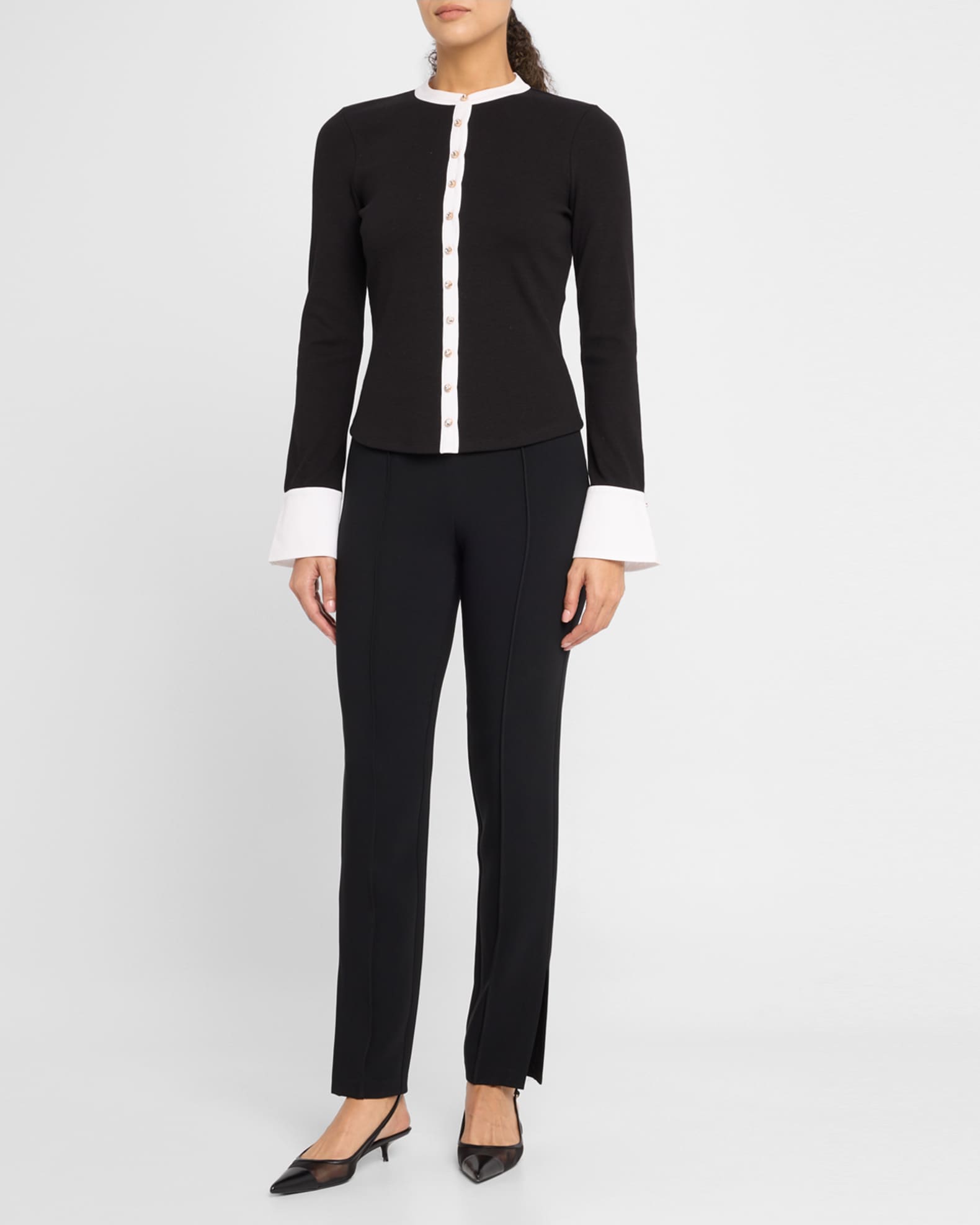 Beverly Button-Front Top  1