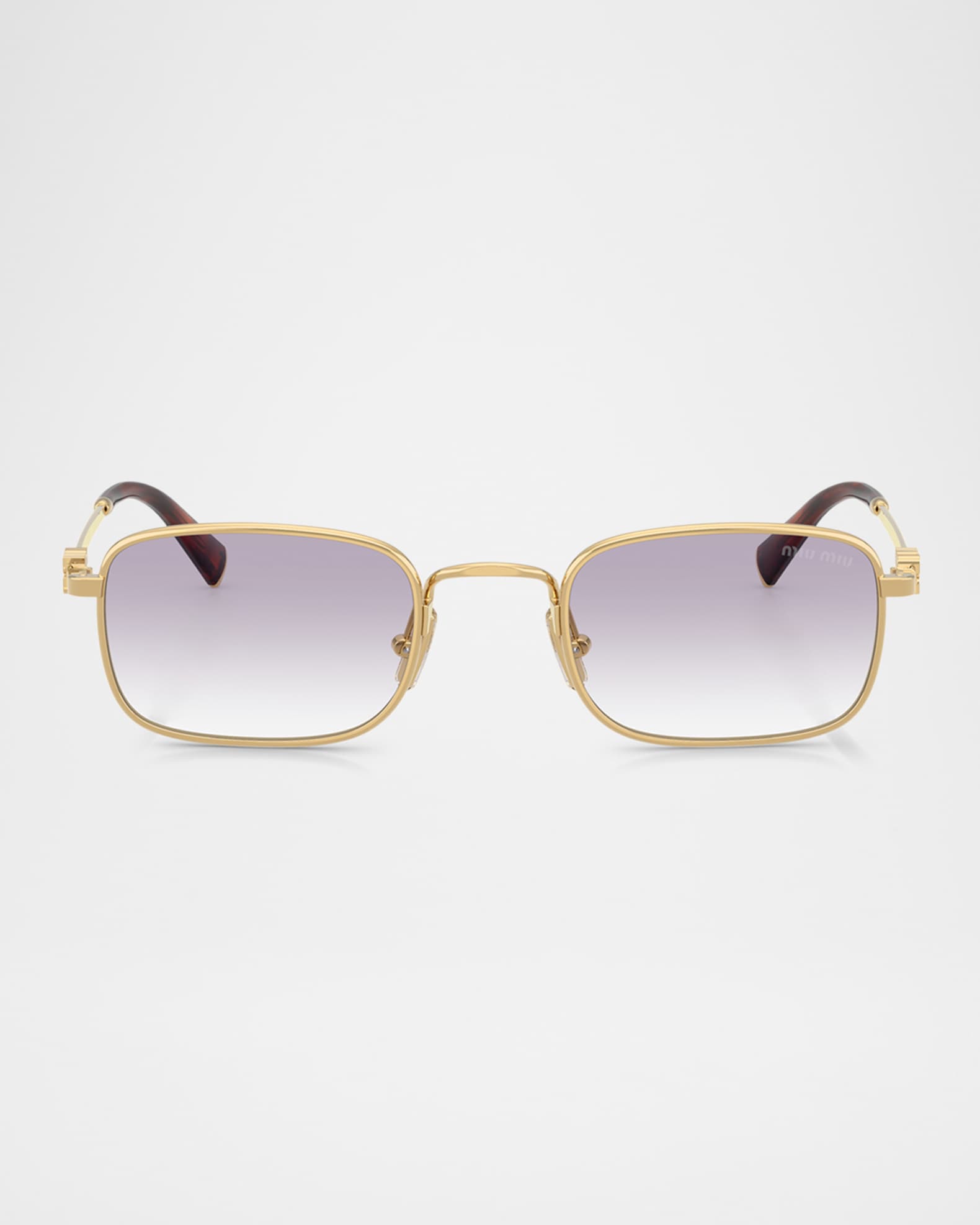 MUA53S Rectangular Metal Sunglasses 0