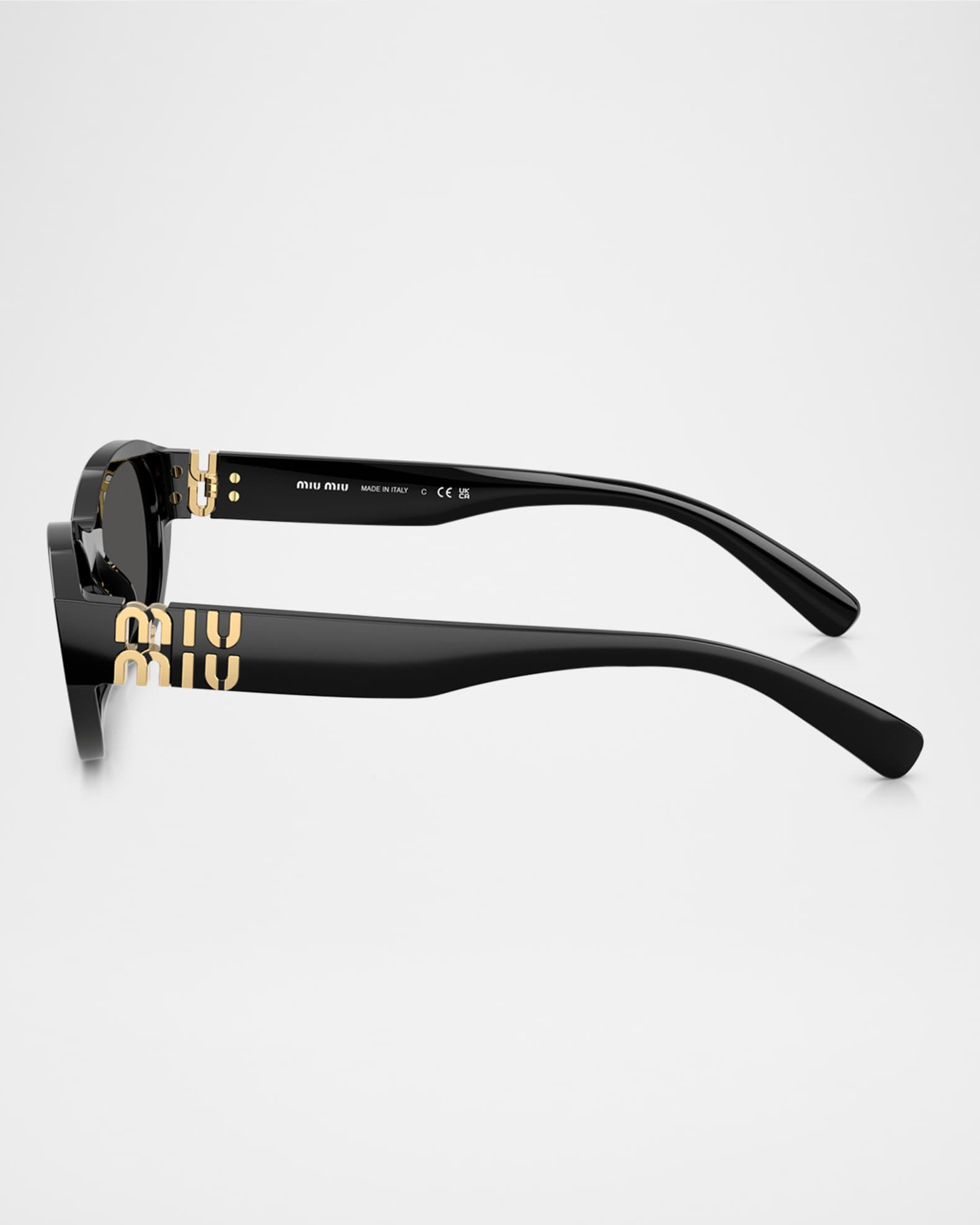 史上一番安い Miu Miu MUA03SF Acetate Oval Sunglasses | Neiman Marcus 小物