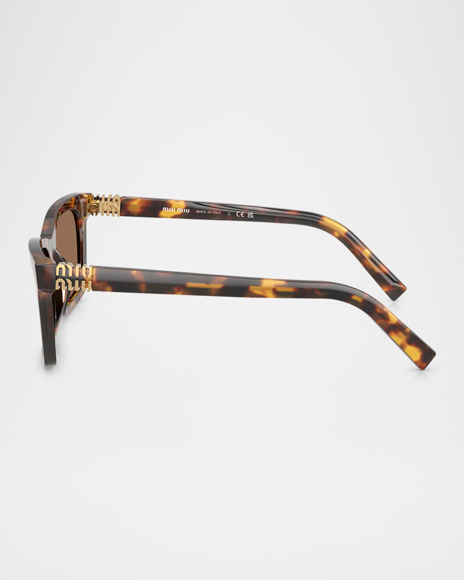 Miu Miu MUA05S Rectangular Acetate Sunglasses | Neiman Marcus
