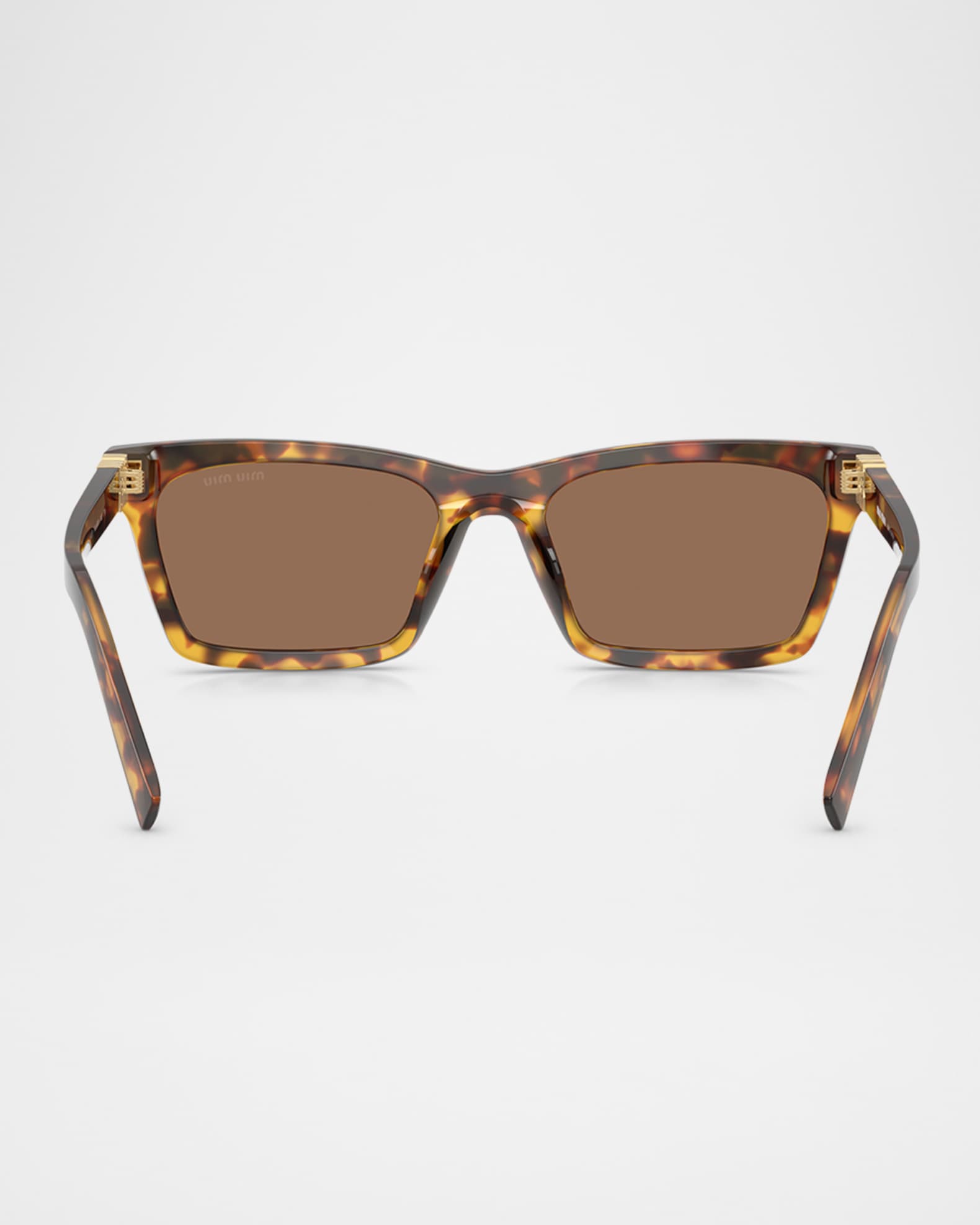 Miu Miu MUA05S Rectangular Acetate Sunglasses | Neiman Marcus