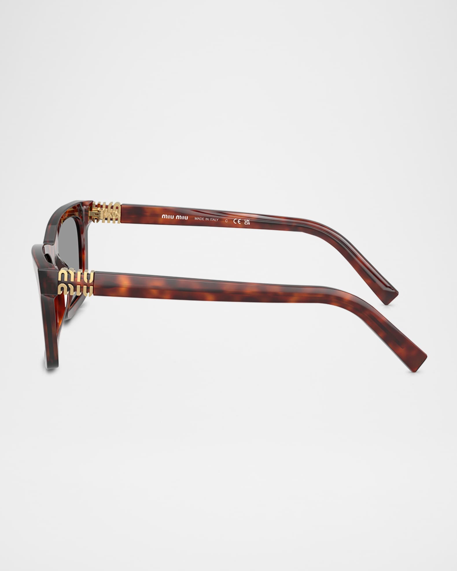 Miu Miu MUA05S Rectangular Acetate Sunglasses | Neiman Marcus