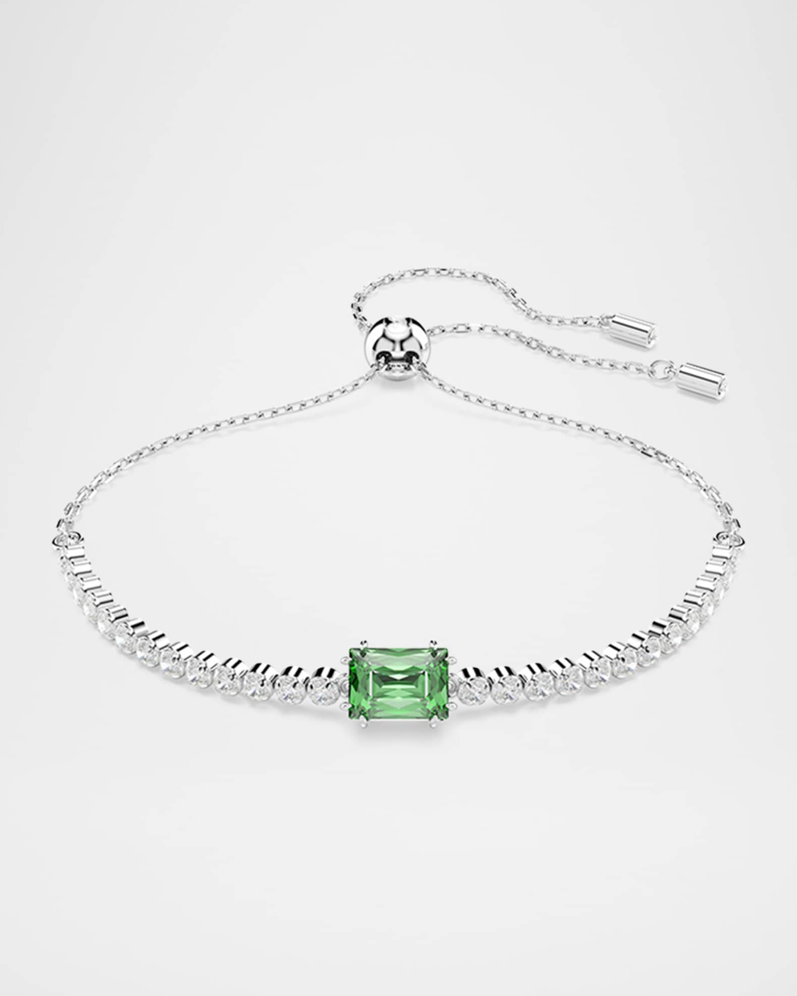 Emerald swarovski bracelet discount