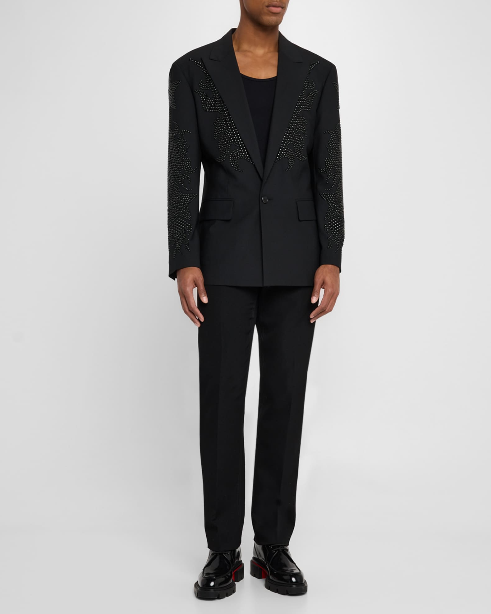 Men's Wrestlemania Embellished Blazer 1