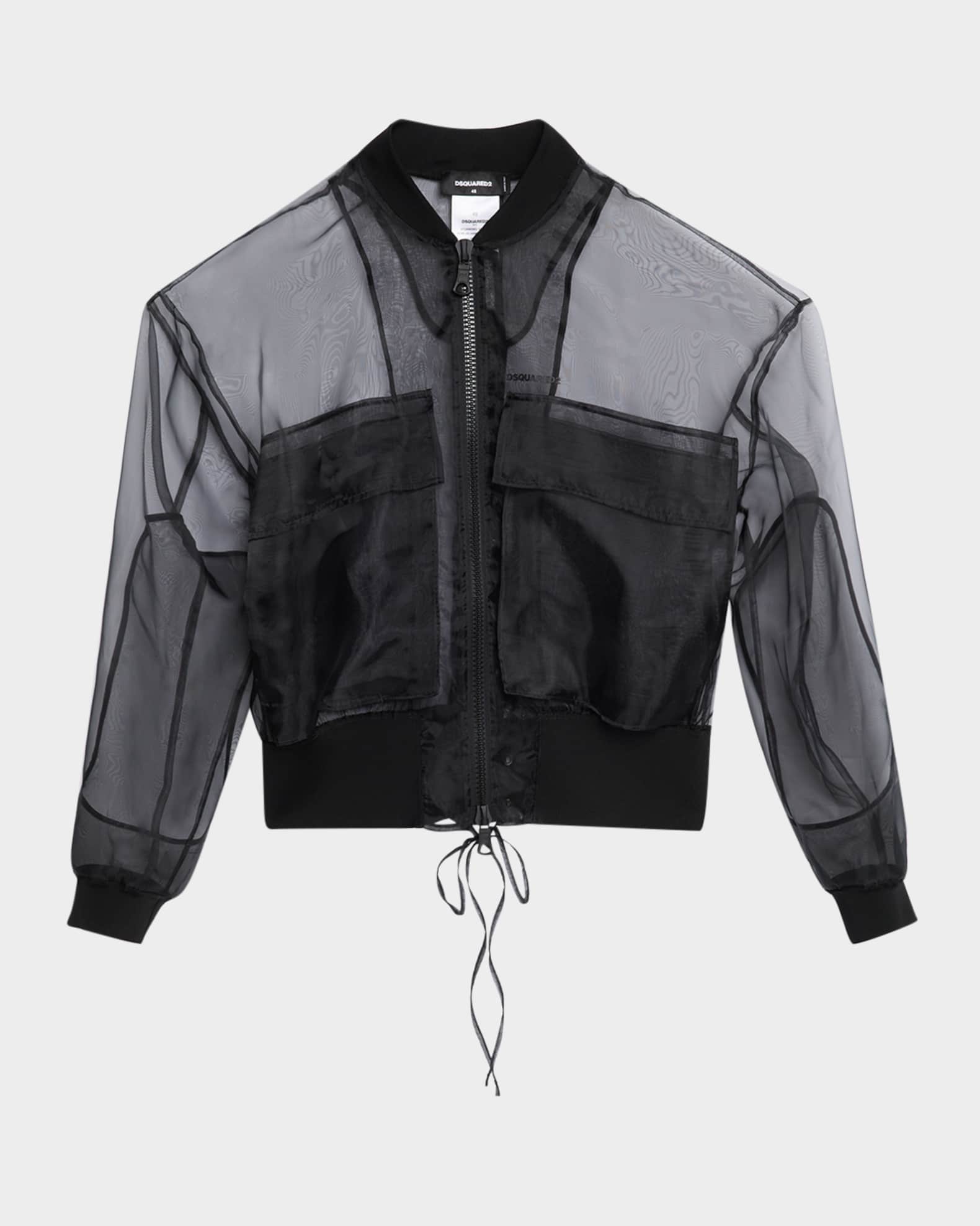 Men's X-Ray Sheer Bomber Jacket 0