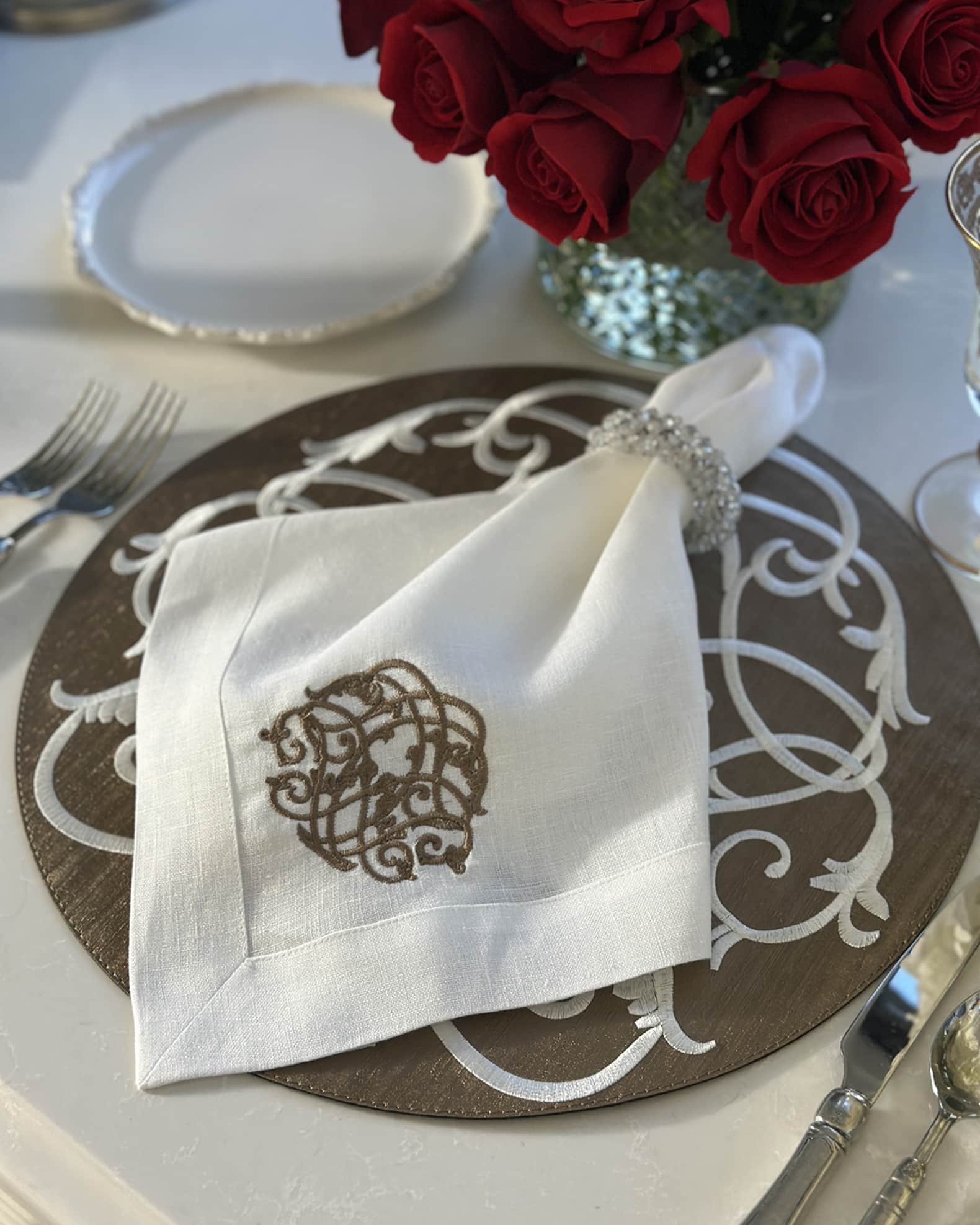 Baroque Embroidered Napkins 0