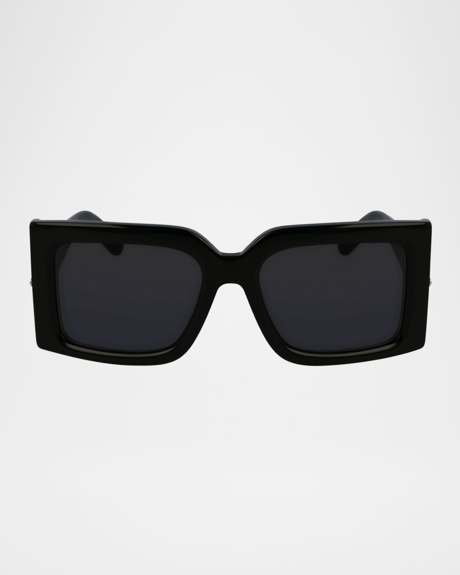 Prisma Modified Acetate Rectangle Sunglasses 0