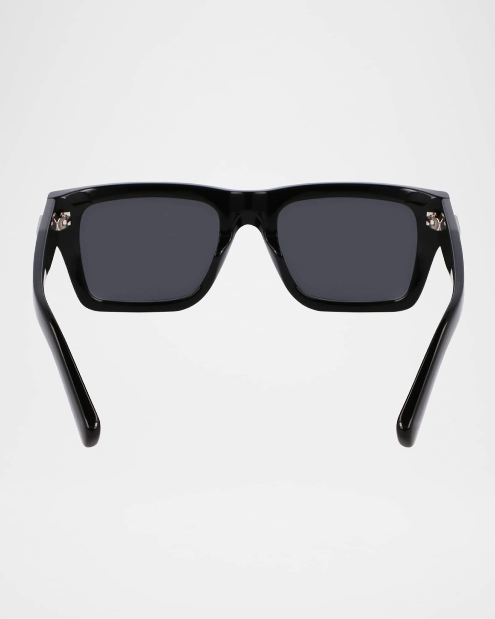 Men's Prisma Modified Acetate Rectangle Sunglasses 1