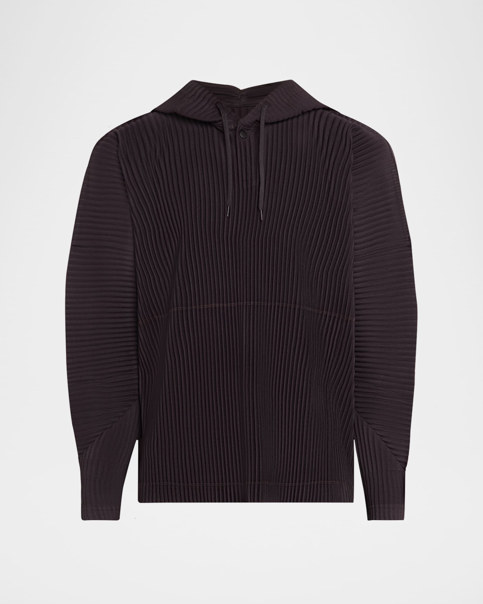 Homme Plisse Issey Miyake Men's Pleated Hoodie | Neiman Marcus