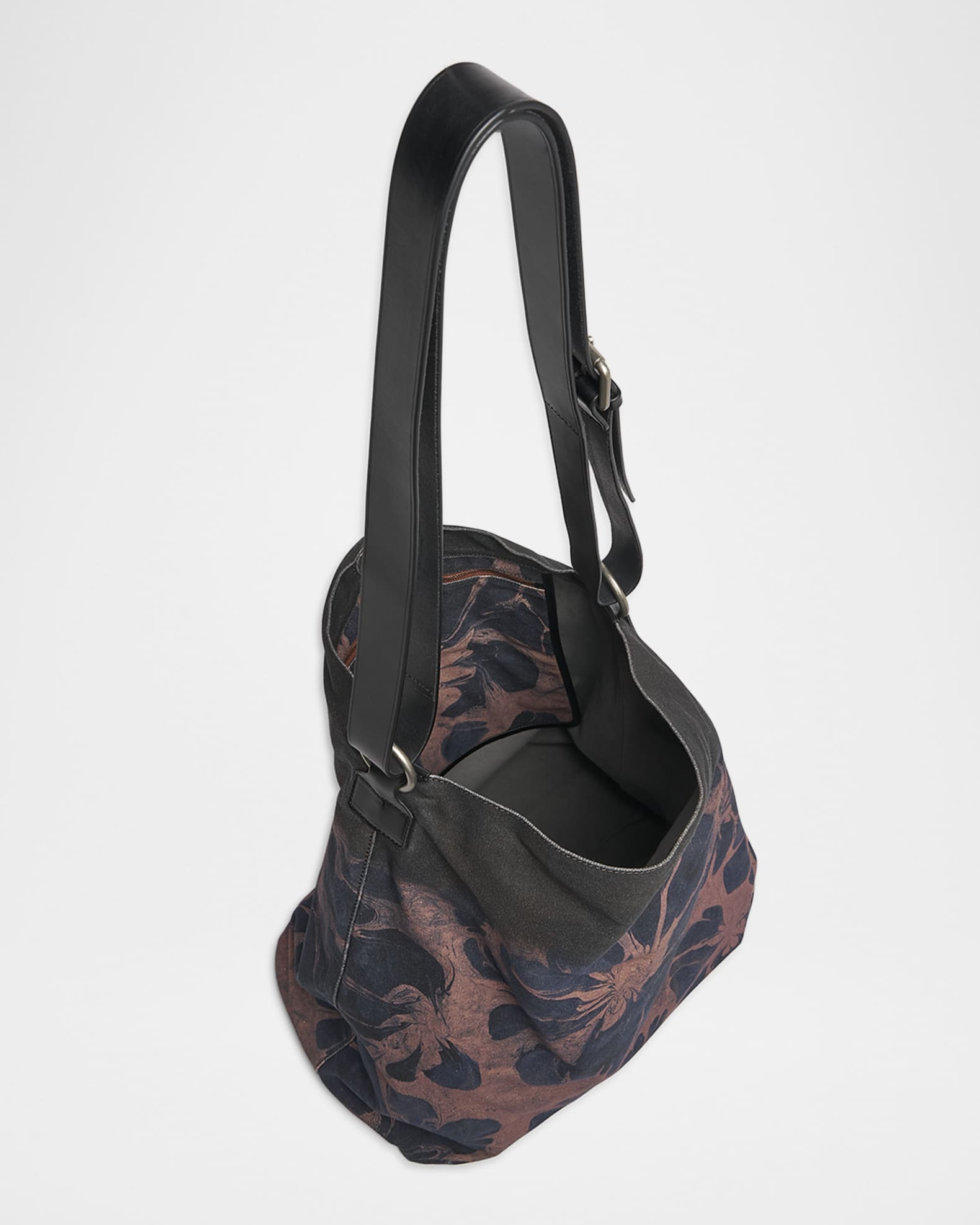 Dries Van Noten Men's Floral Canvas Tote Bag | Neiman Marcus