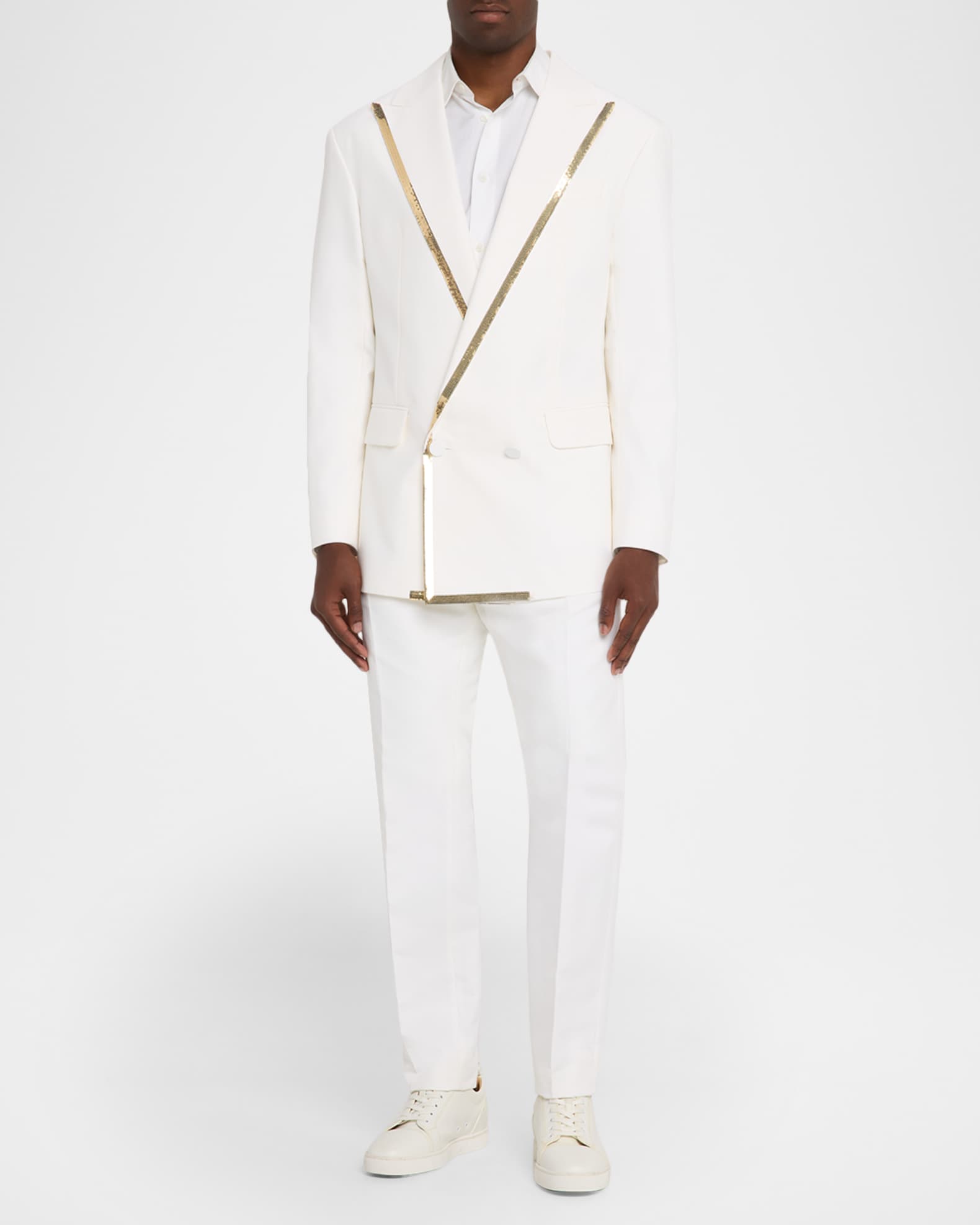 Men's J.C. Disco-Trim Double-Breasted Blazer 1