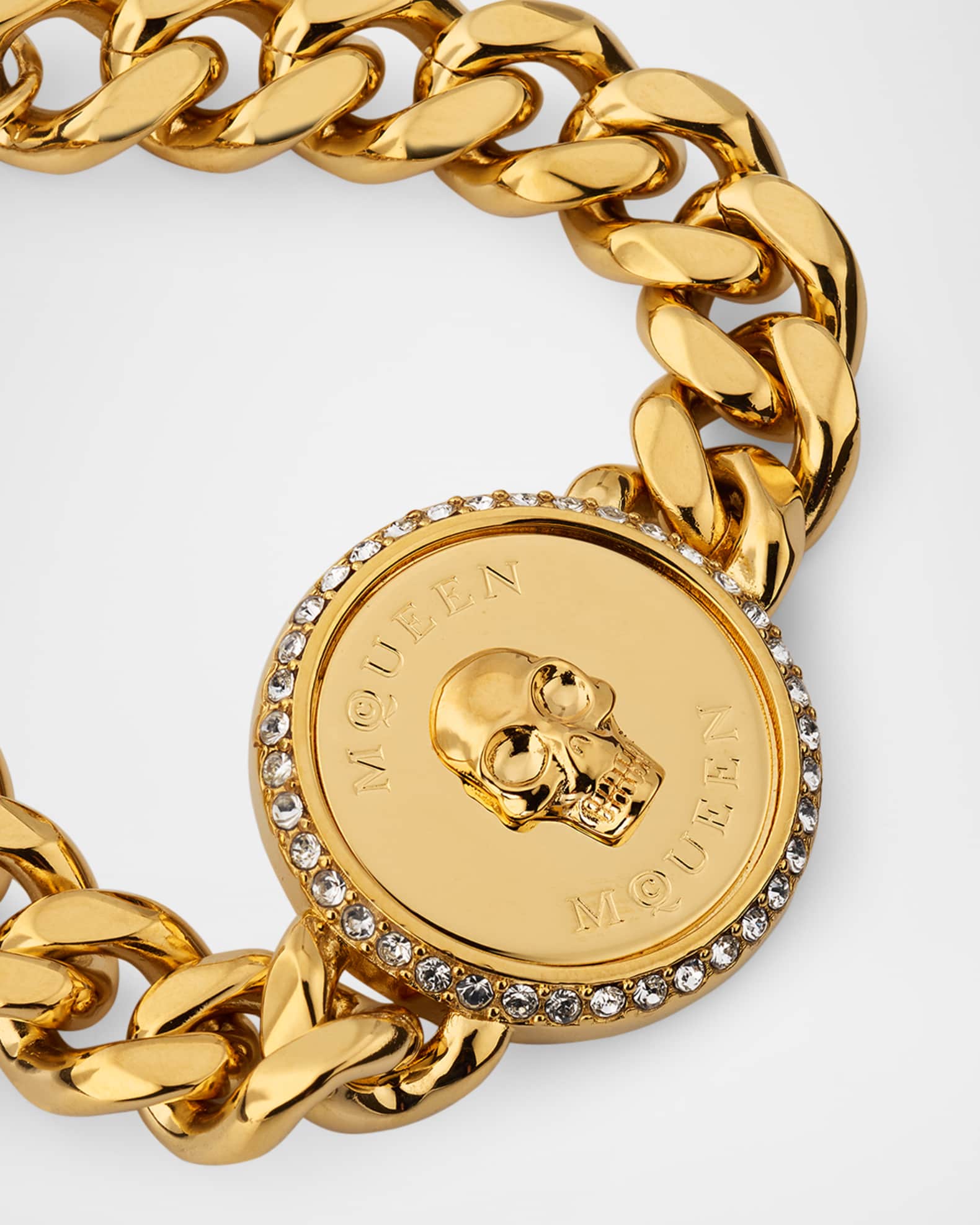 McQueen Sovereign Skull Bracelet | Neiman Marcus
