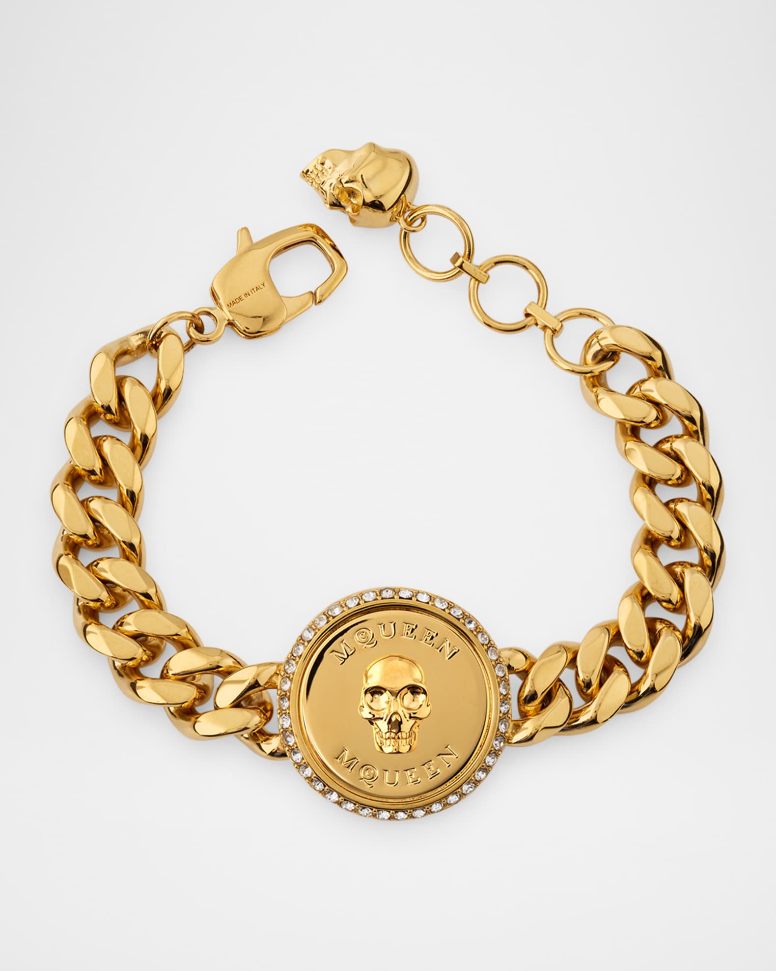 McQueen Sovereign Skull Bracelet | Neiman Marcus