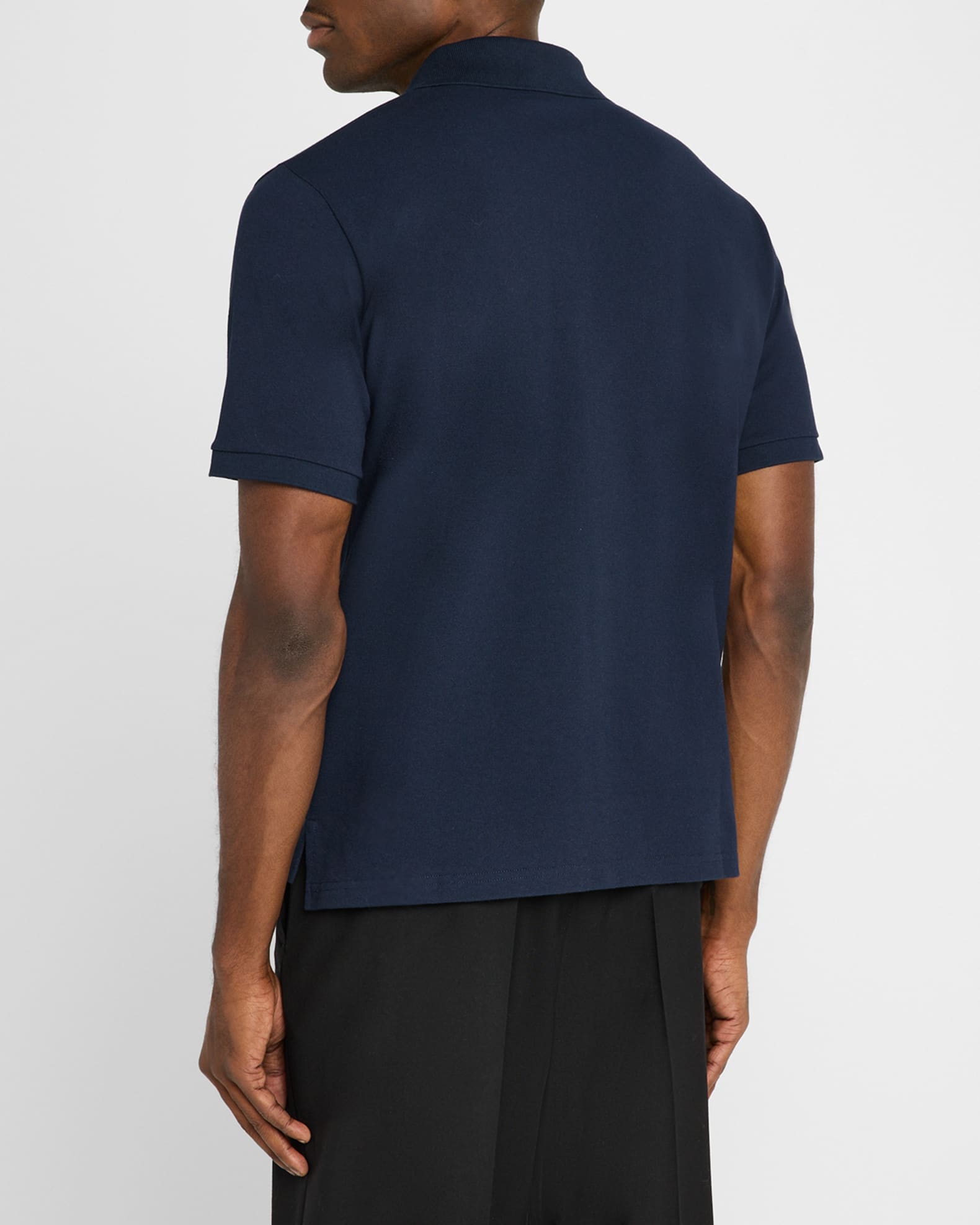 Saint Laurent Men's Pique Polo Shirt | Neiman Marcus