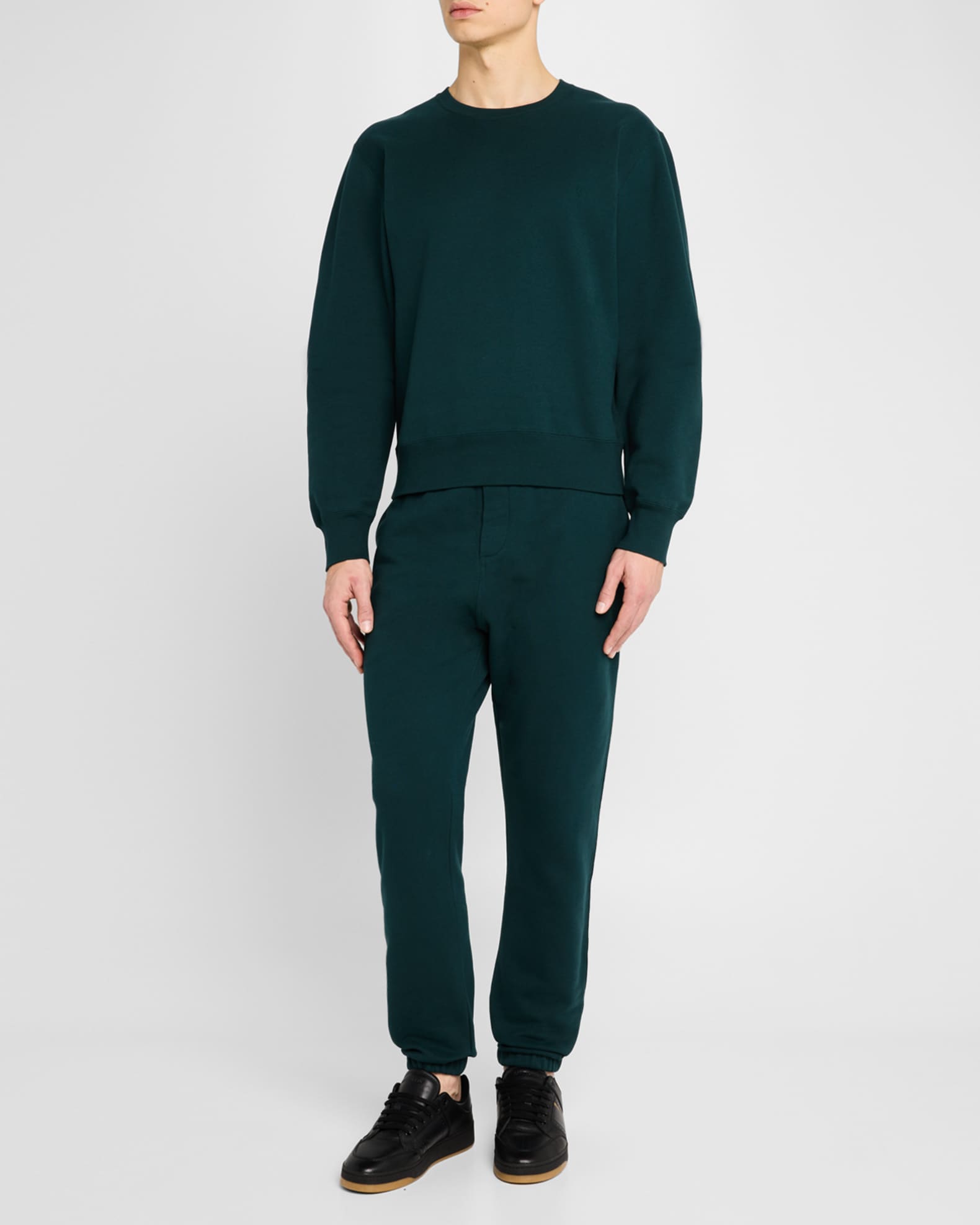 Men's Solid Terry Sweater 1