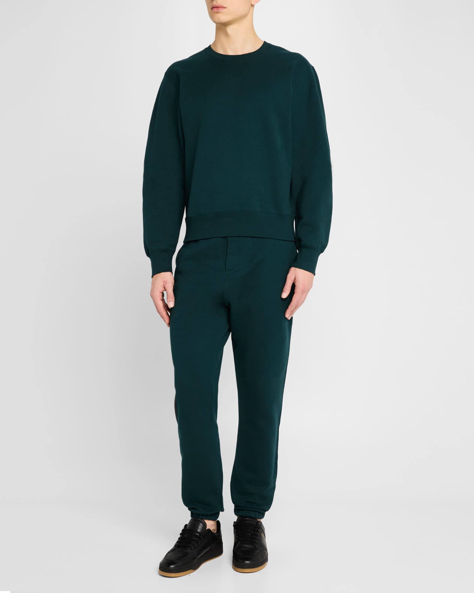 Men's Solid Terry Joggers 1