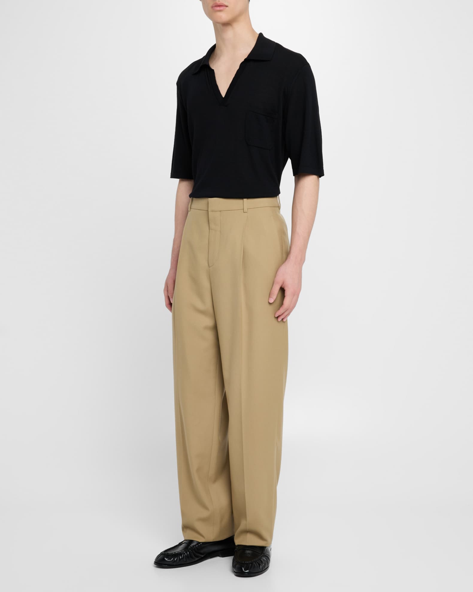 Men's Gabardine Carrot Pants 1