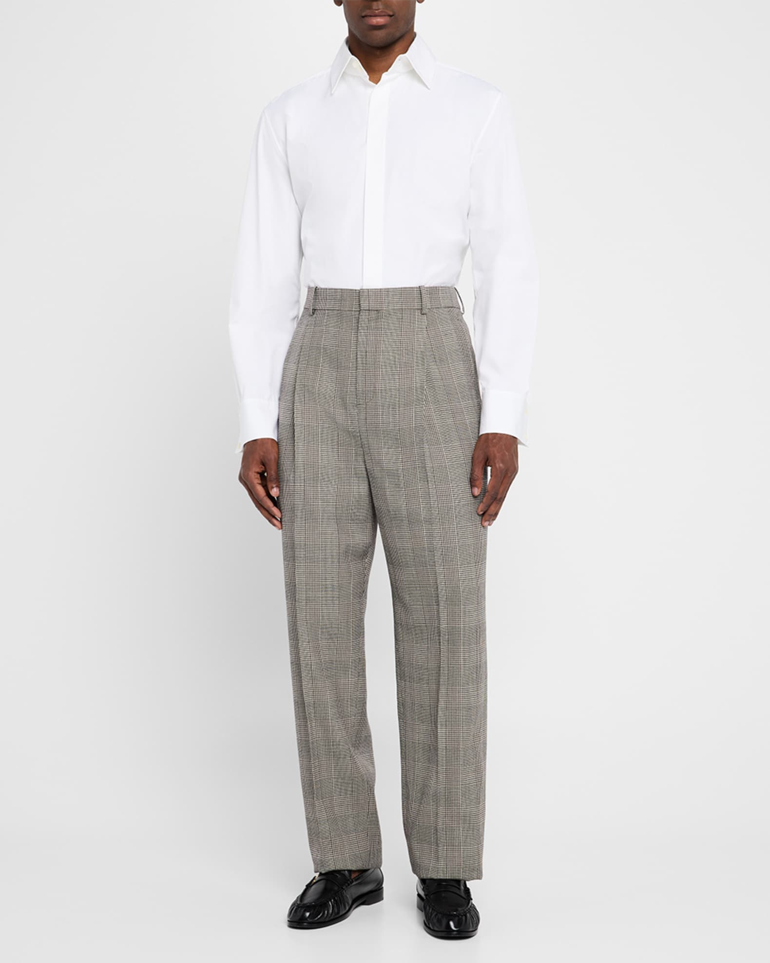 Men's Glen Plaid Trousers 1