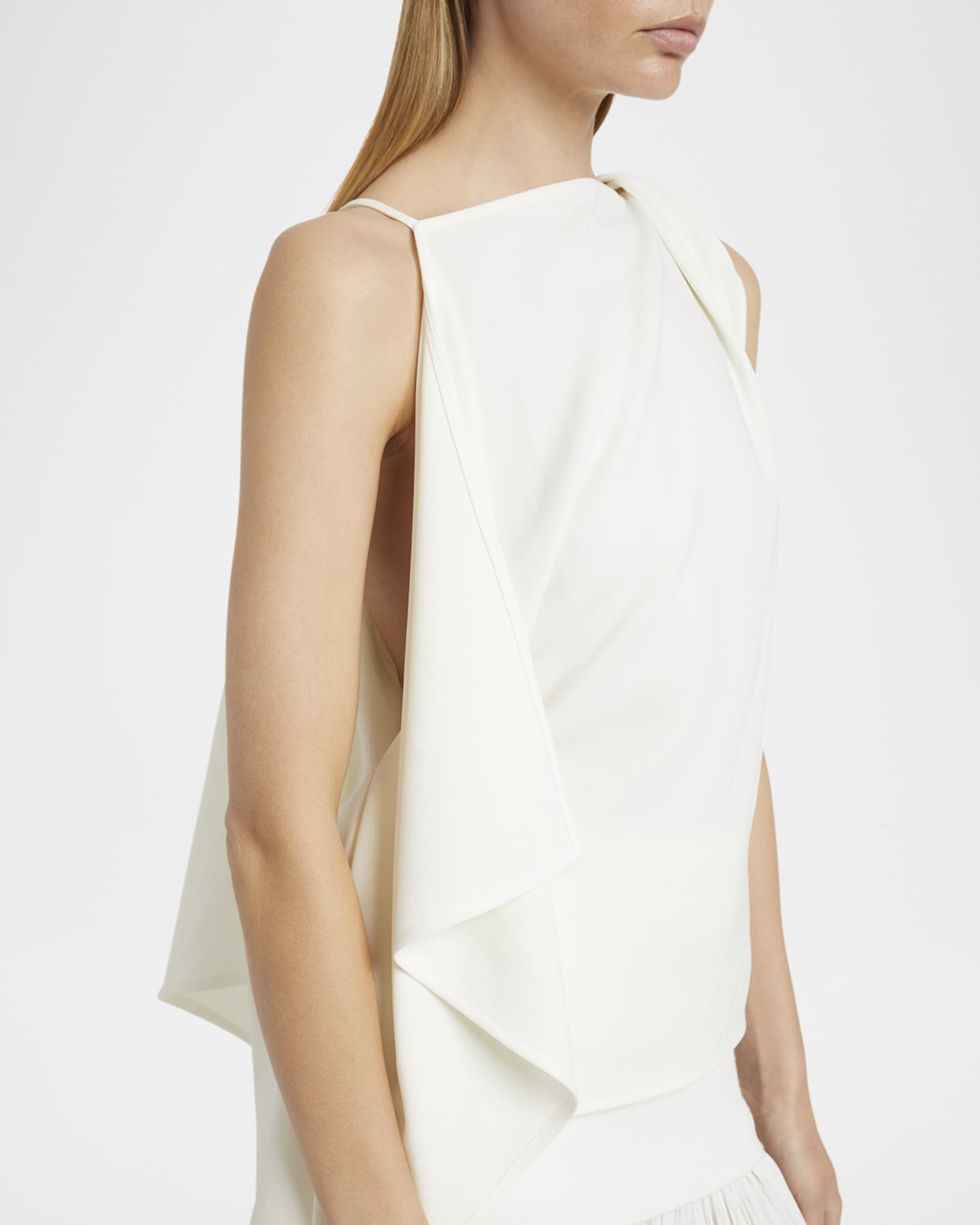 【PROENZA SCHOULER】クレープ ツイストフロント ワンピース Proenza Schouler Alyssa Twisted Drape Matte Viscose Crepe