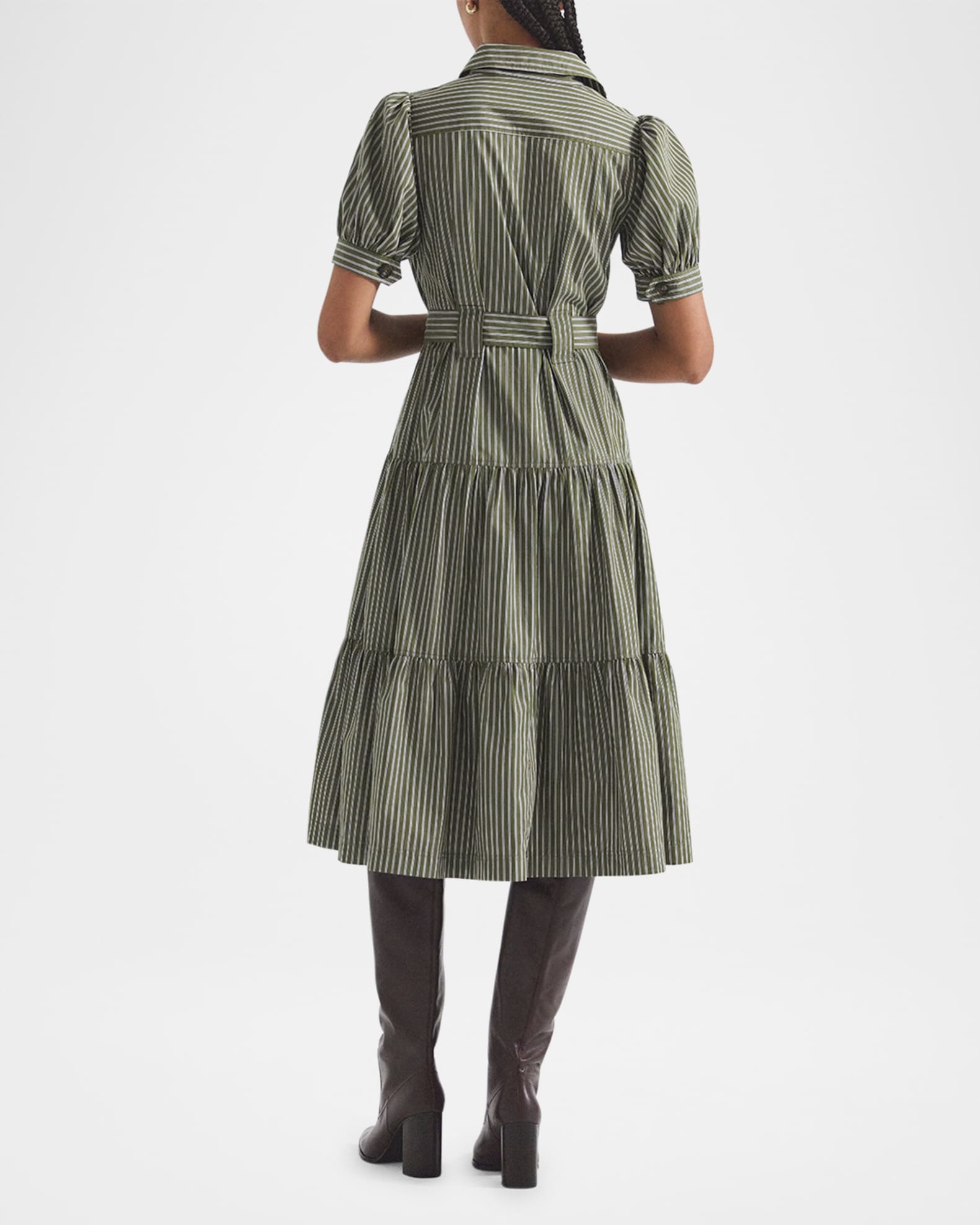 Buffy Striped Maxi Shirtdress 1