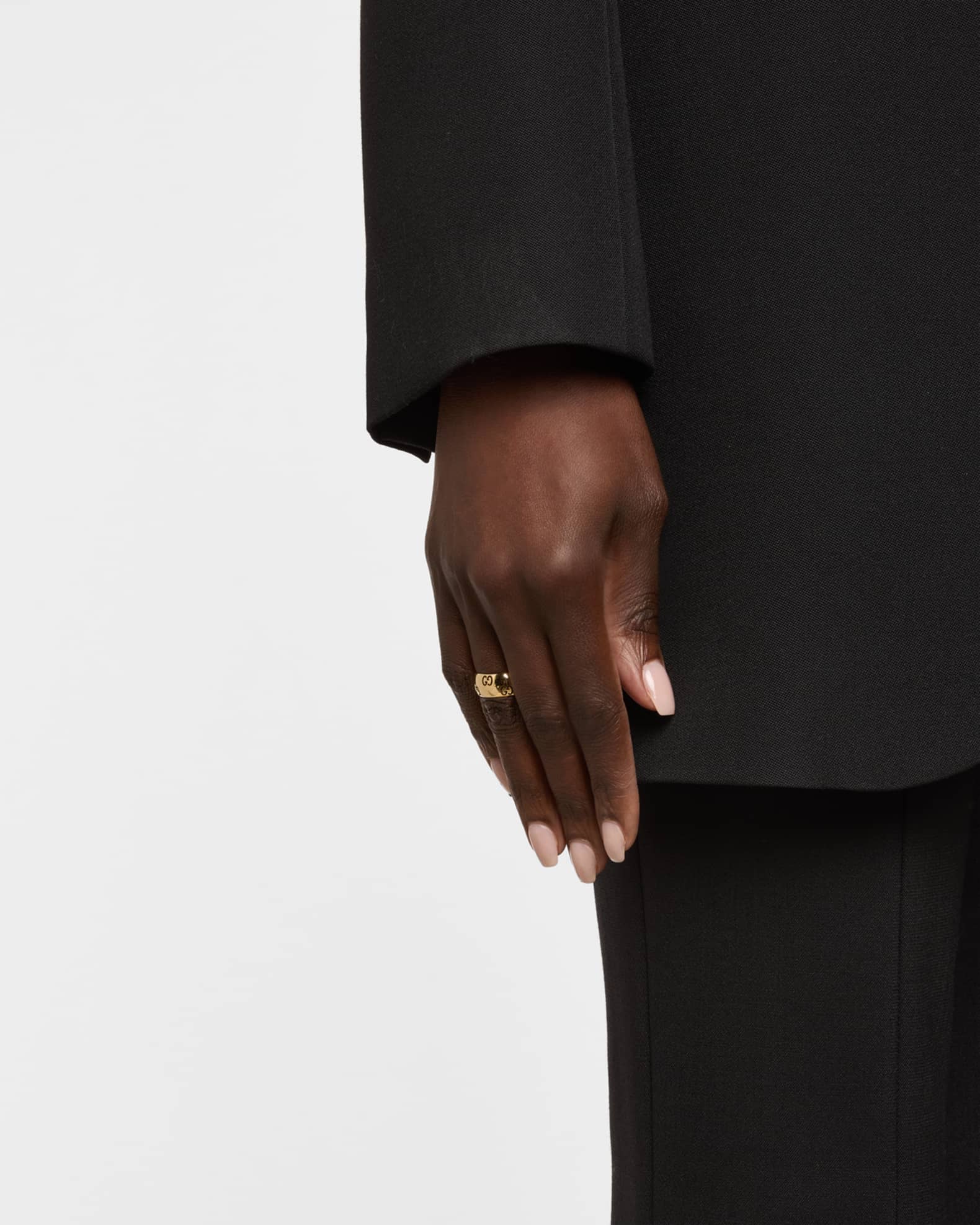 Icon 18K Yellow Gold GG Wide Ring 1