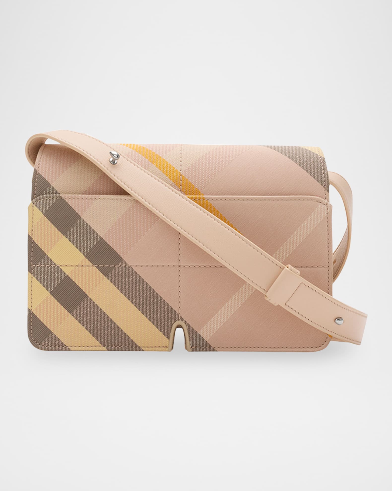 Burberry flap bag top