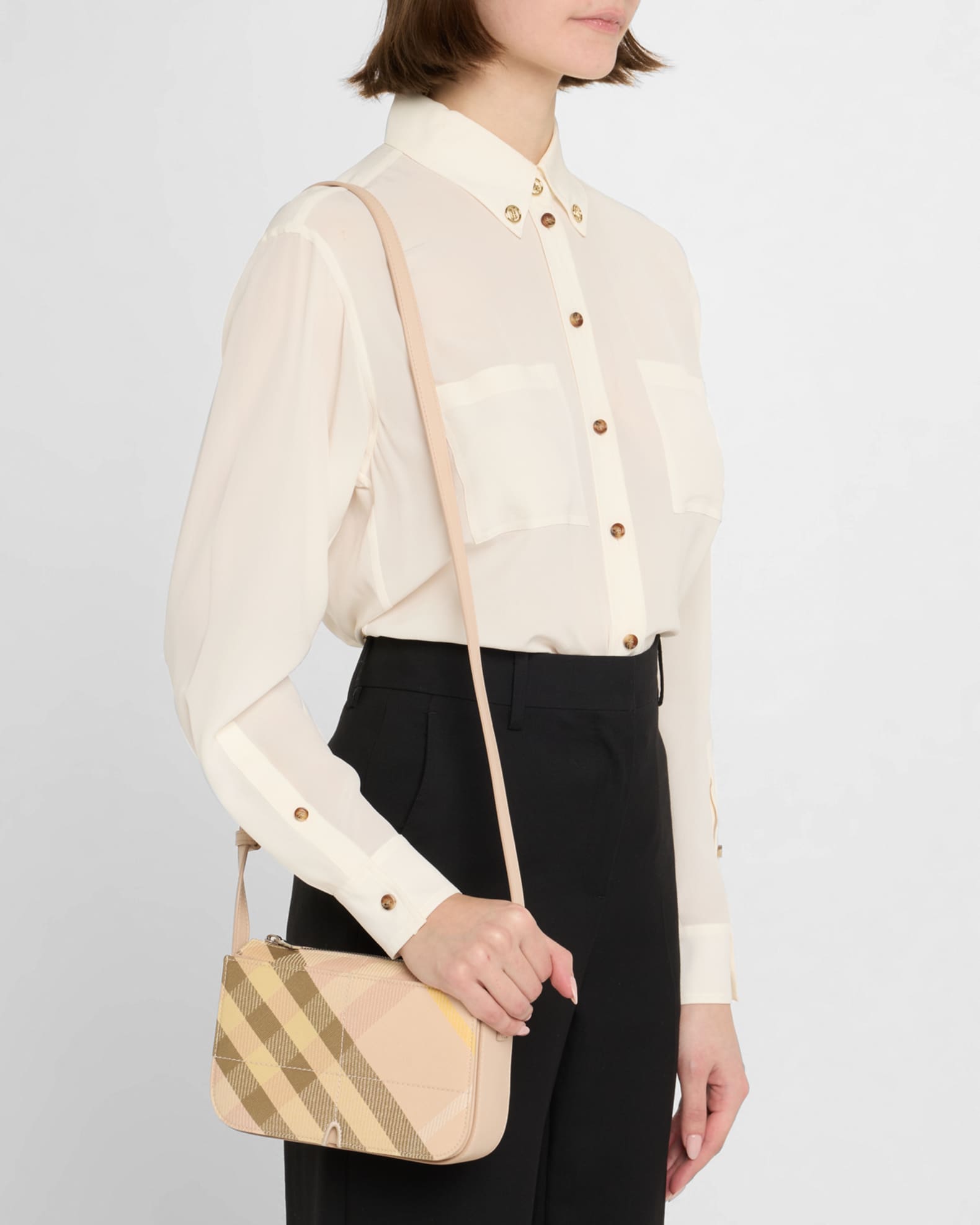 Snip Check Crossbody Bag 1