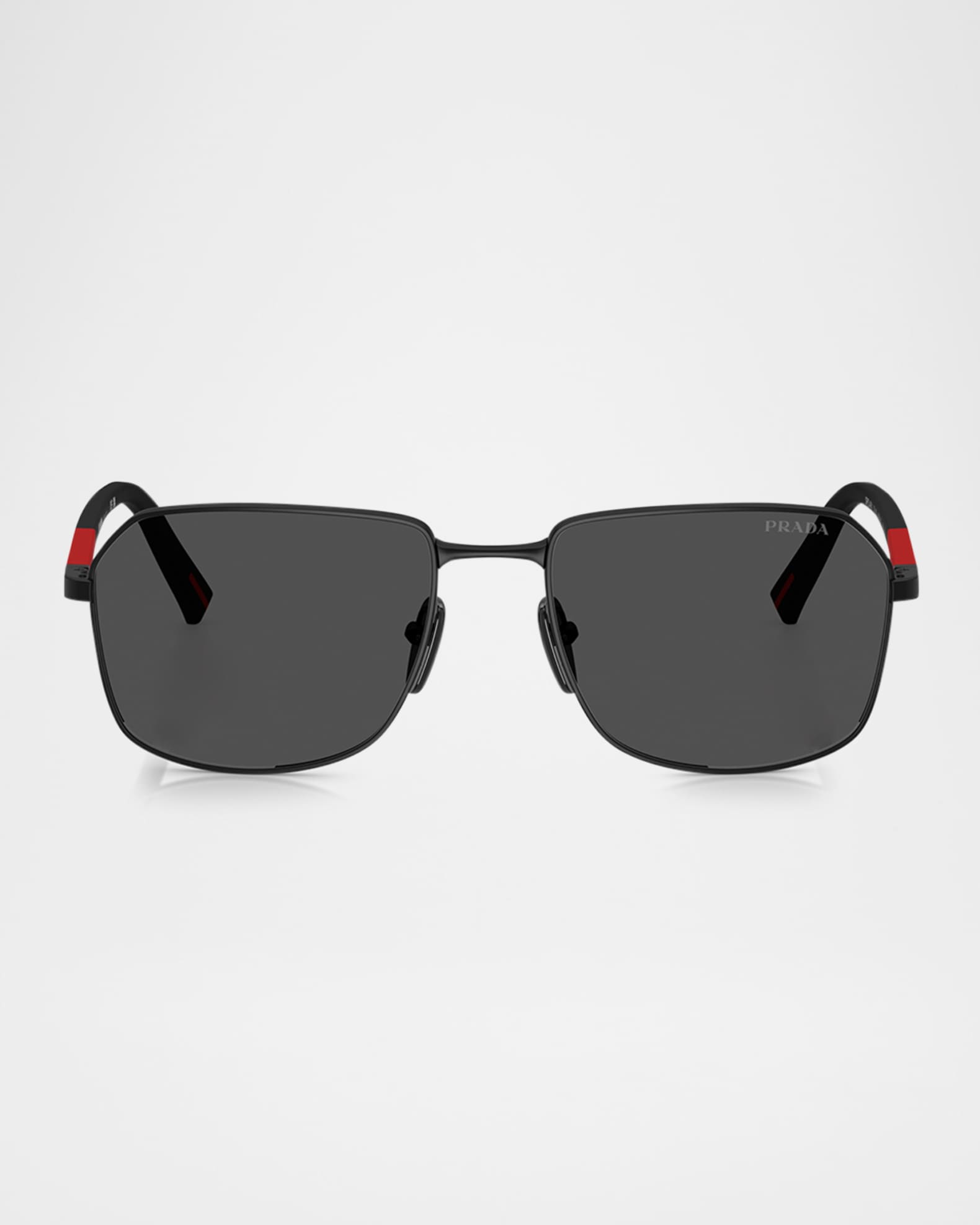 Prada Men's Linea Rossa PS A51S Rectangular Sunglasses | Neiman Marcus