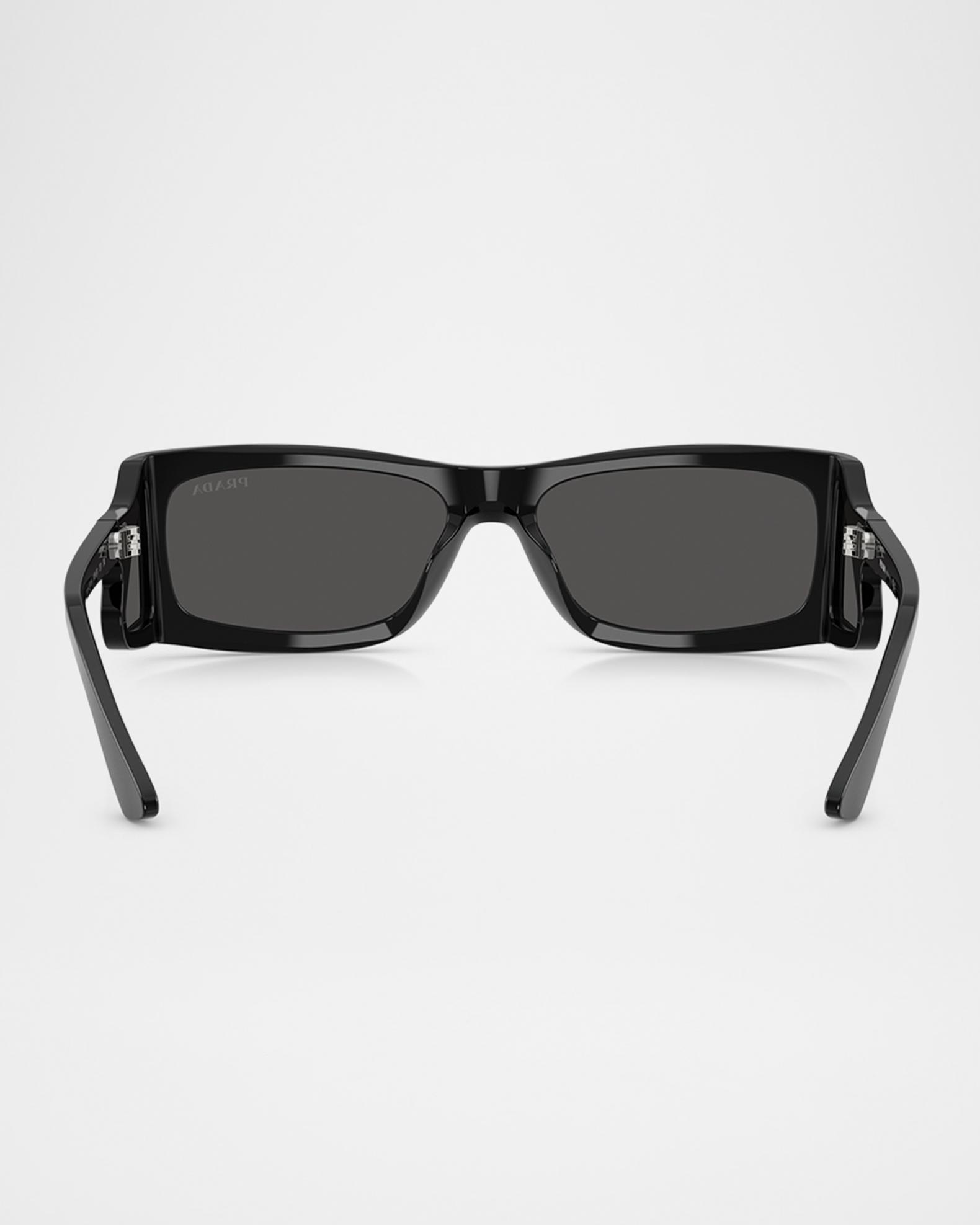 Prada | New With Case Rectangle Sunglasses NEW PRADA Sunglasses Black Square Rectangle w/ Box & Case  main image 4