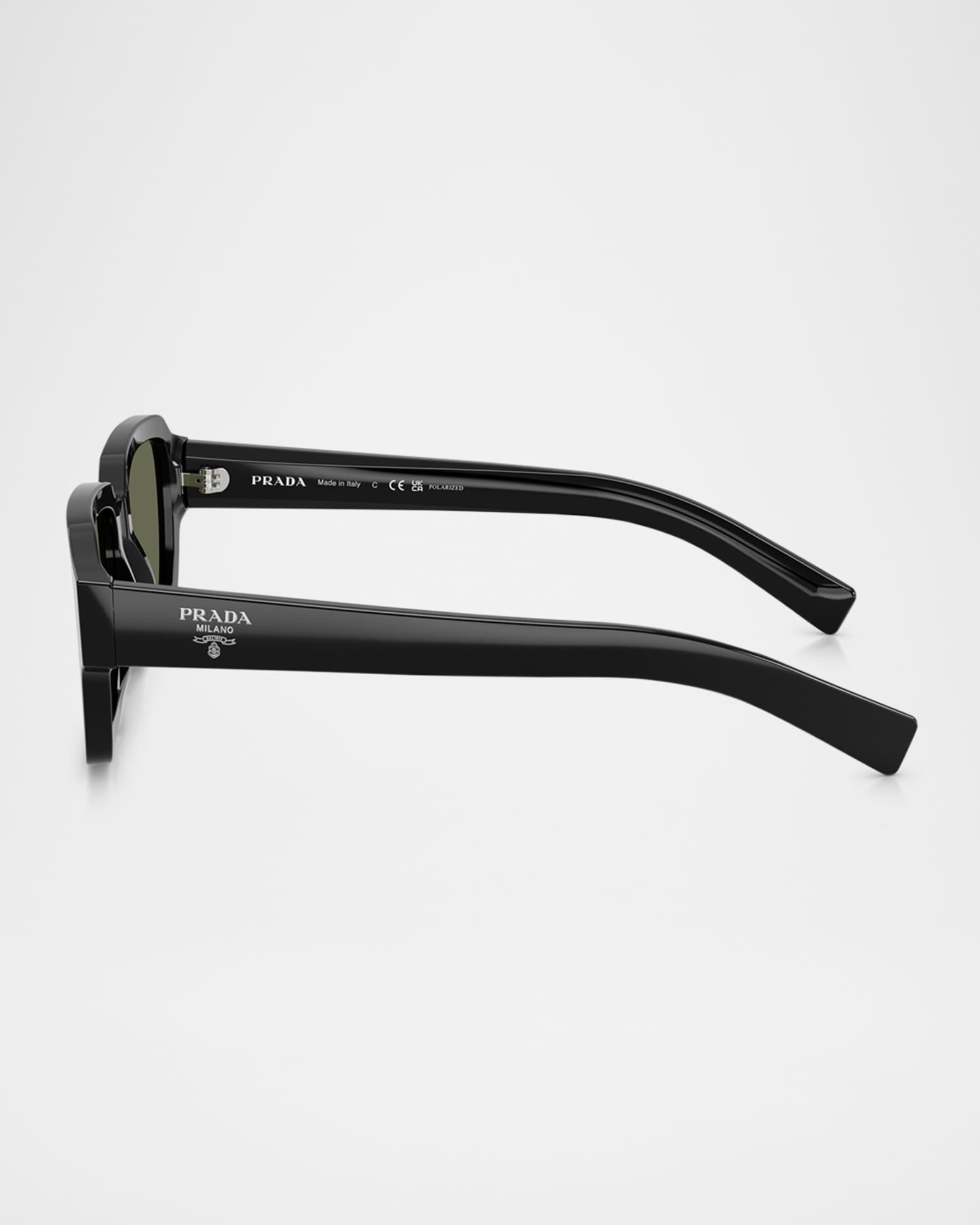 Men's PR 02ZSF Square Sunglasses 1