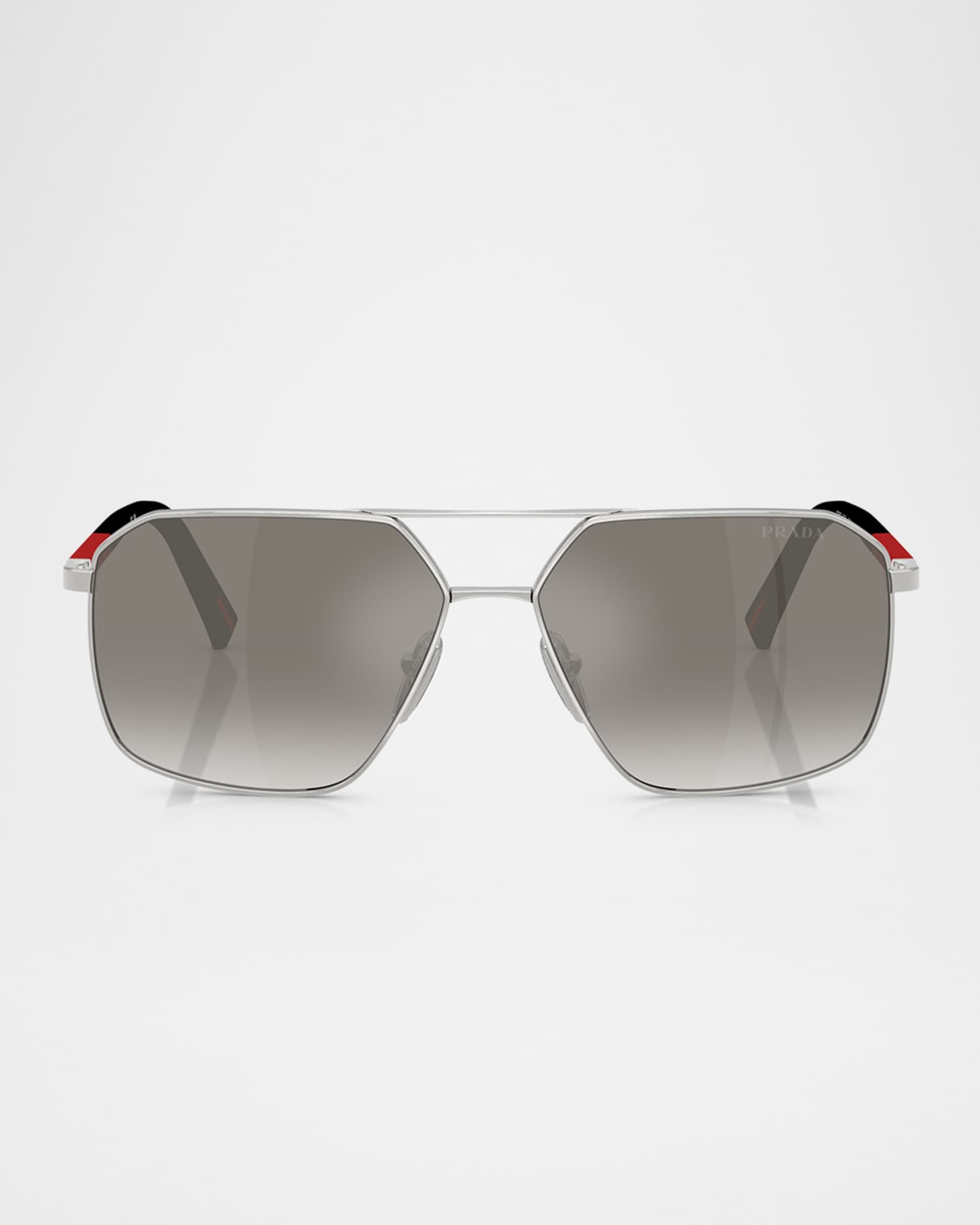 Prada square aviator sunglasses store