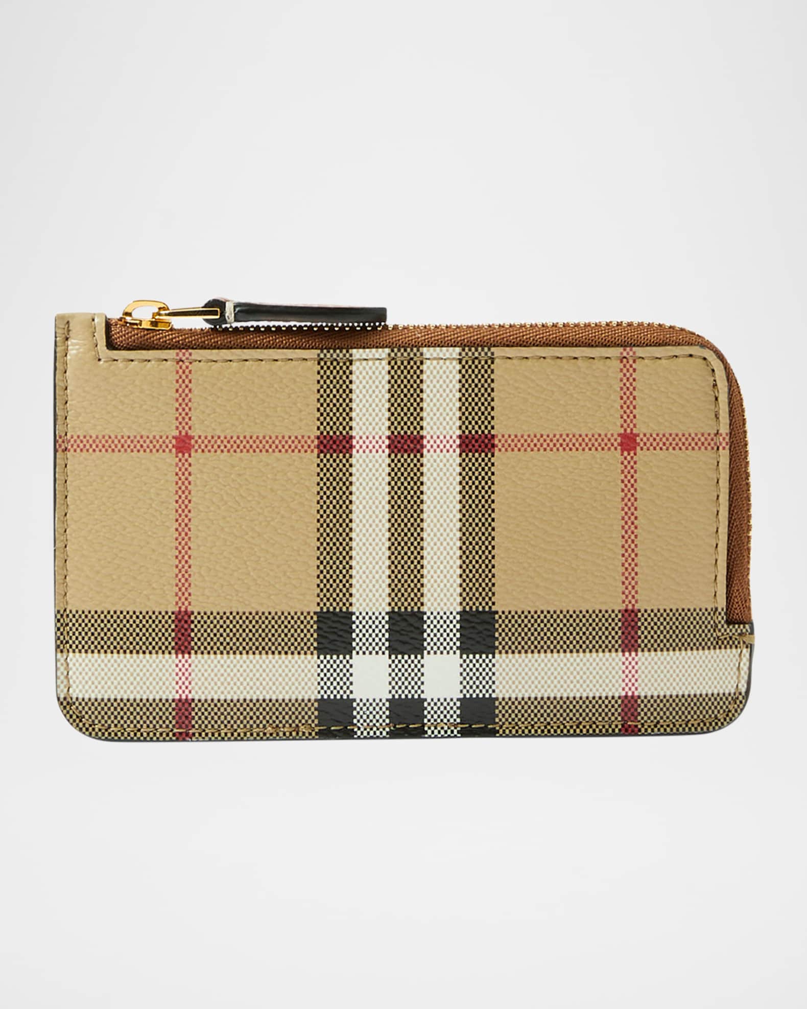 Sommerset Check Zip Card Holder 0