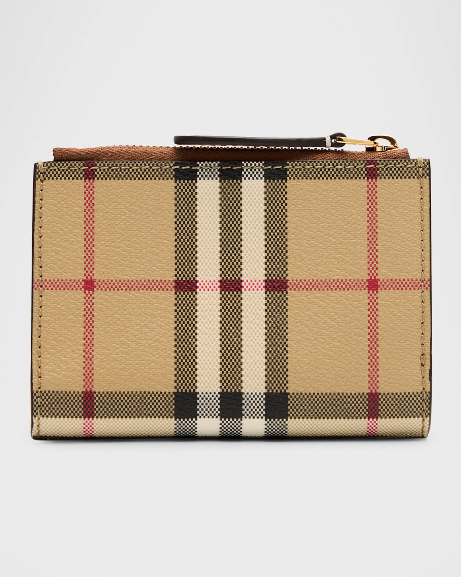長財布 Burberry Waxed Check Fabric Bifold Wallet 0400018663438_CHARCOAL?wid=600