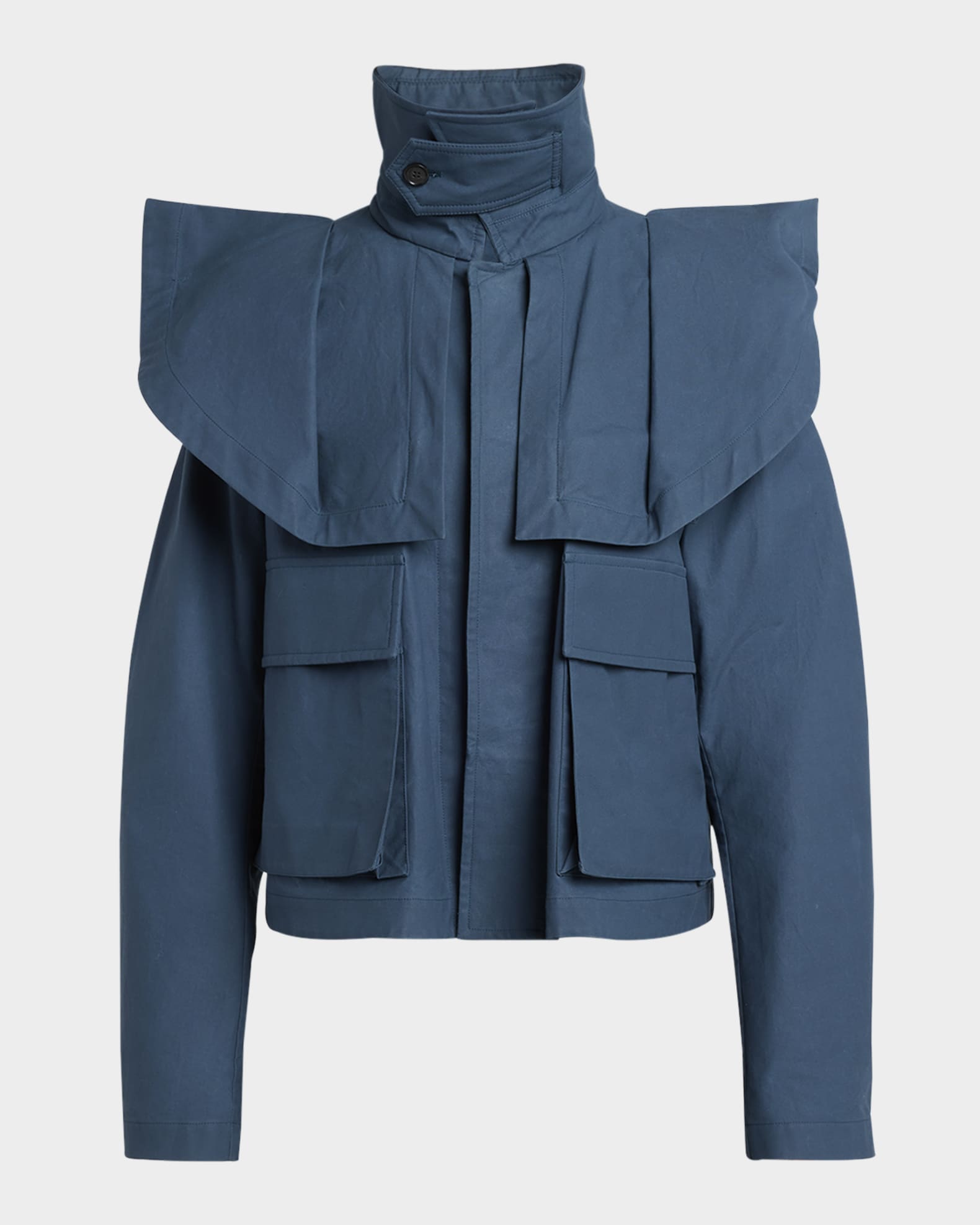 Oversized collar jacket shop