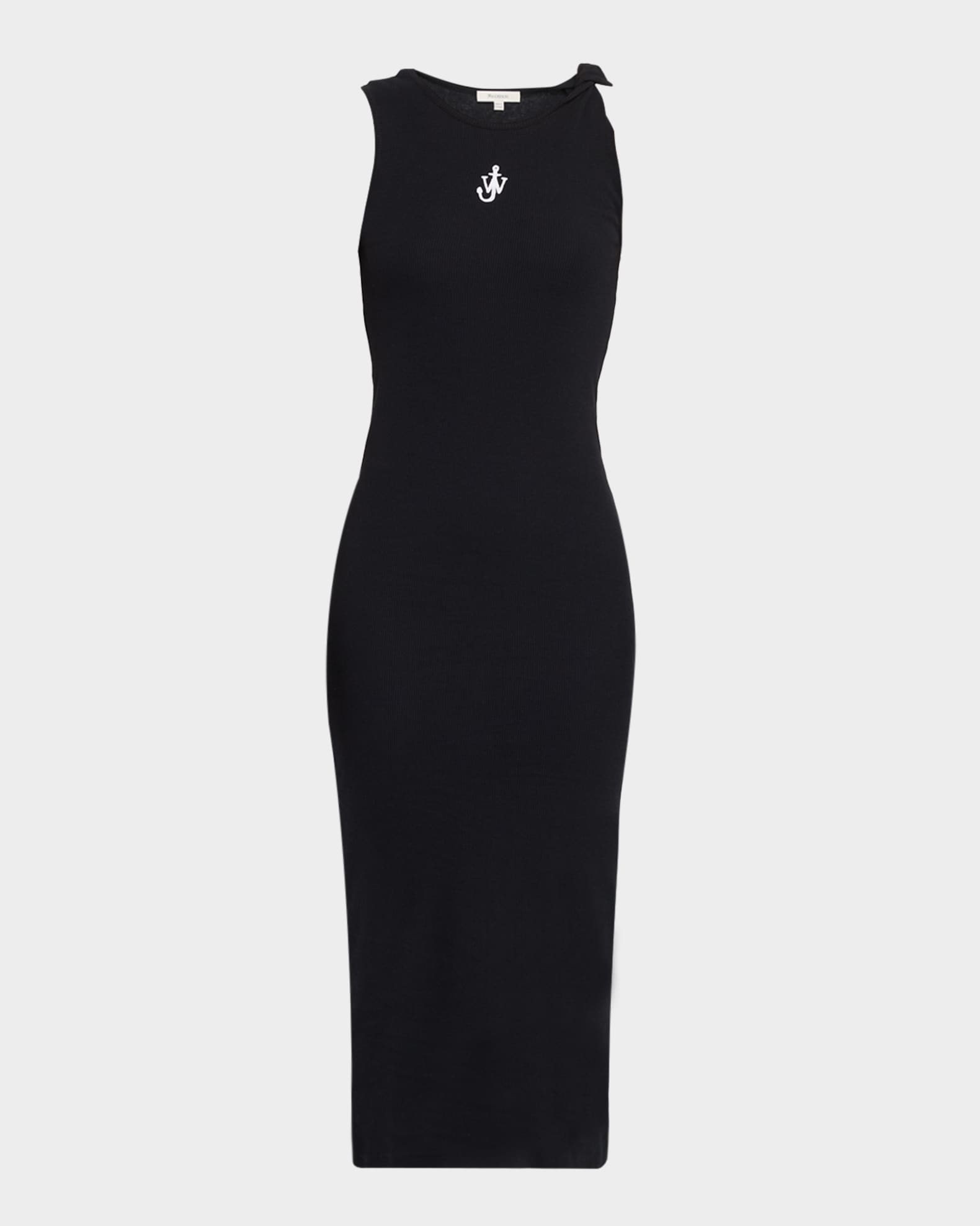 オールインワン・サロペット J. W. Anderson Twisted Strap Midi Dress JW Anderson Anchor Embroidery Twisted Strap Dress | Shopbop