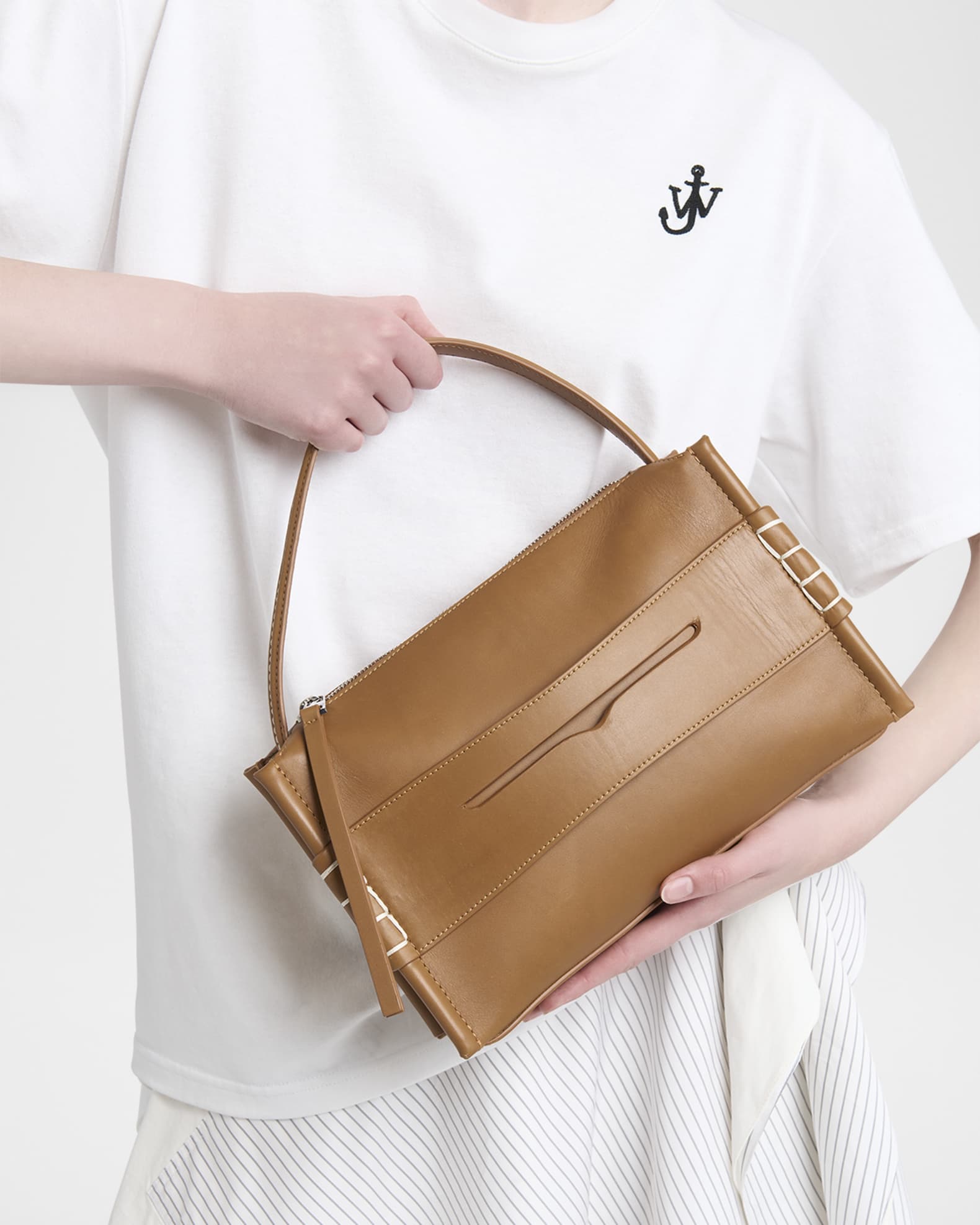 JW Anderson Penny Loafer Leather Crossbody Bag | Neiman Marcus