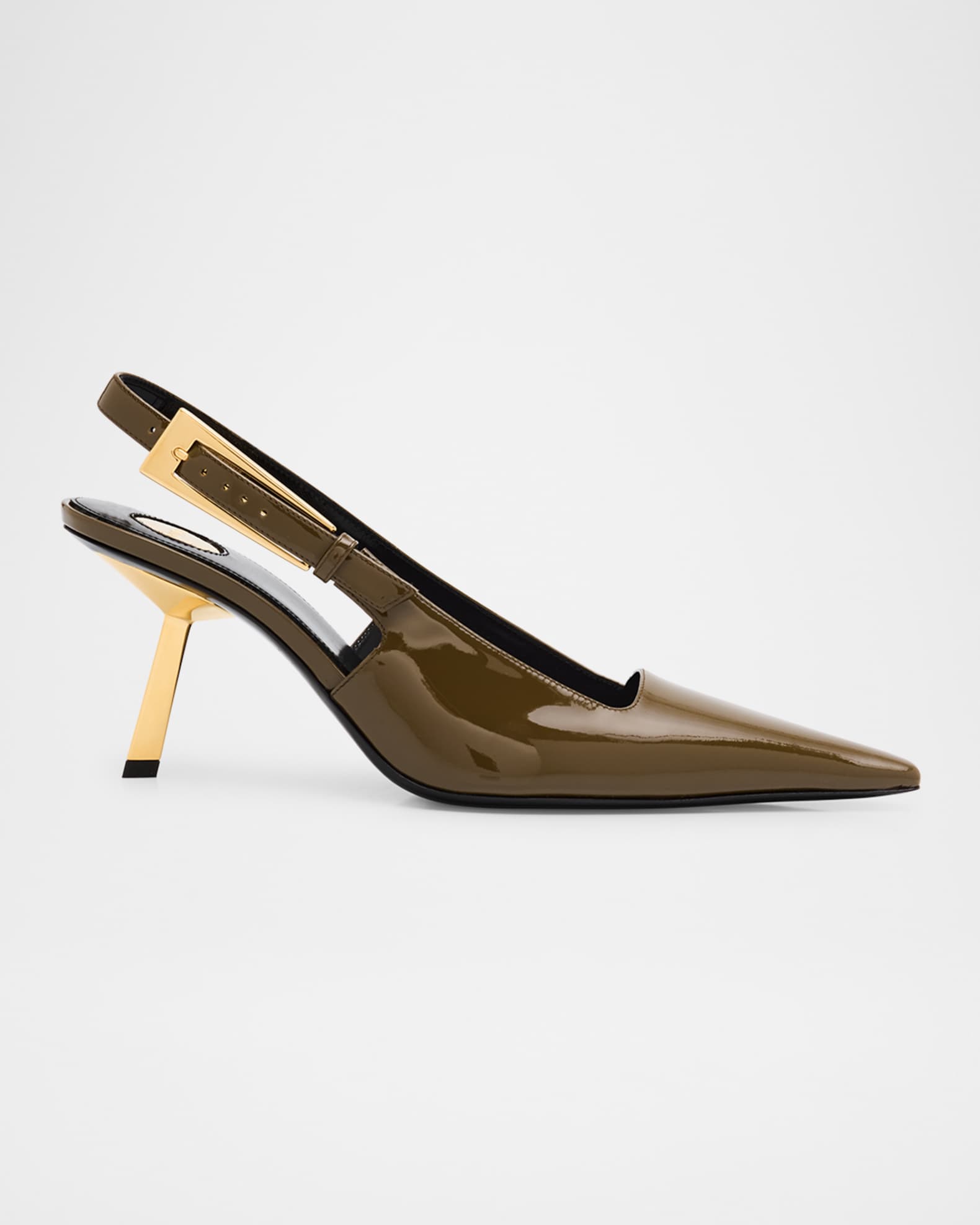 Lee Glossy Slingback Pumps 0