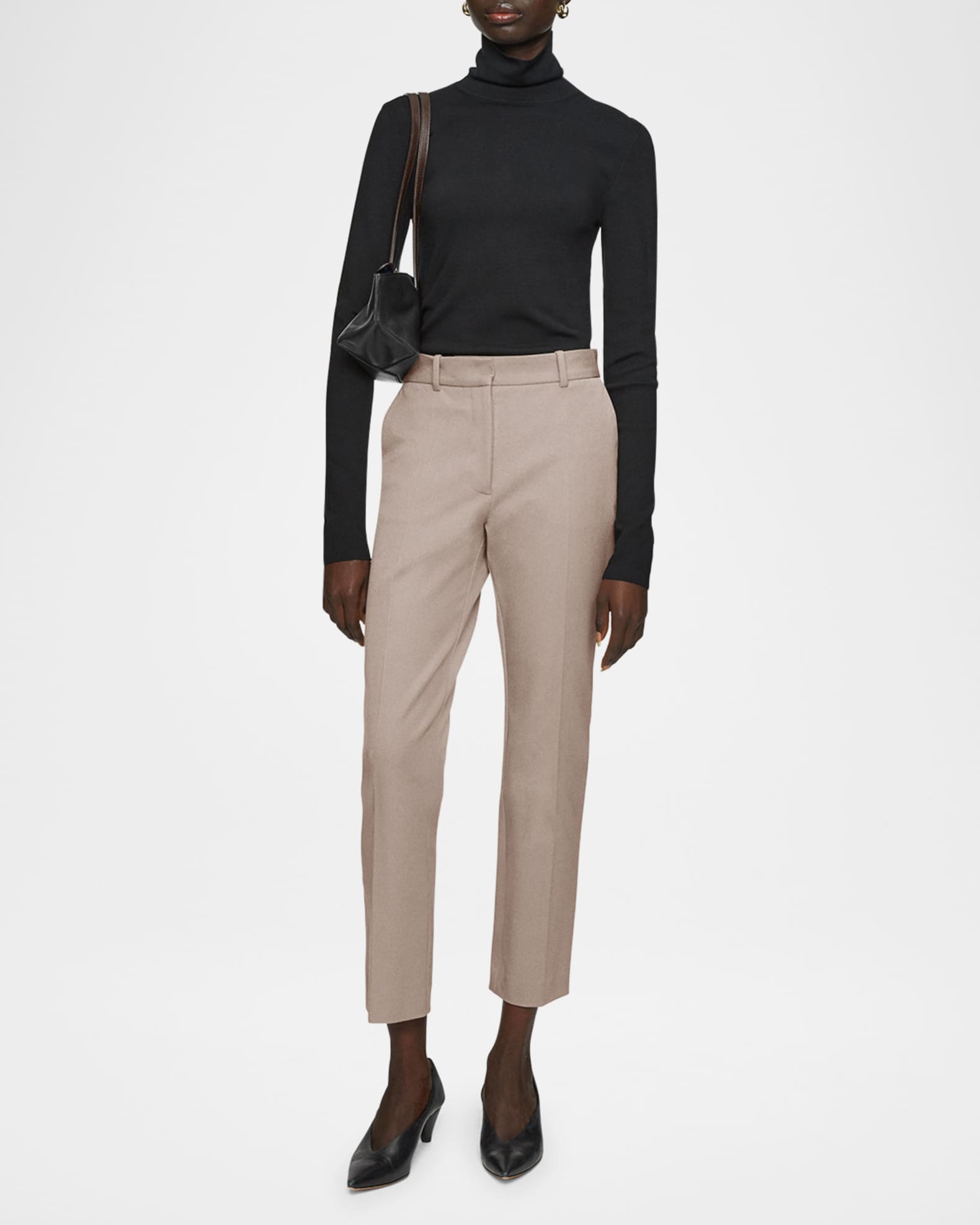 Coleman Cropped Gabardine Pants 1