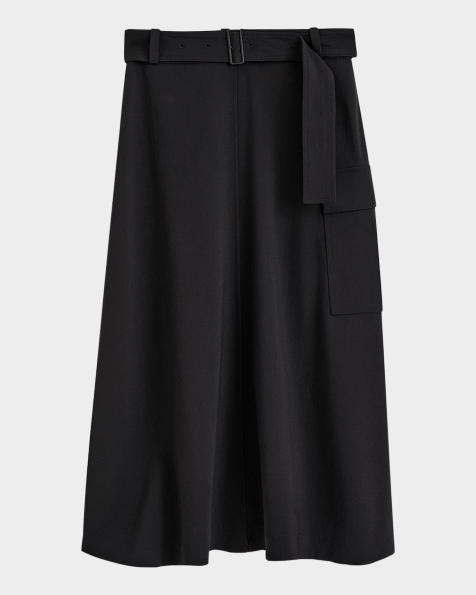 新品同様 FOXEY NEW YORK【Josefin Skirt】40 Joseph Pernette Belted A-Line Midi Skirt | Neiman Marcus