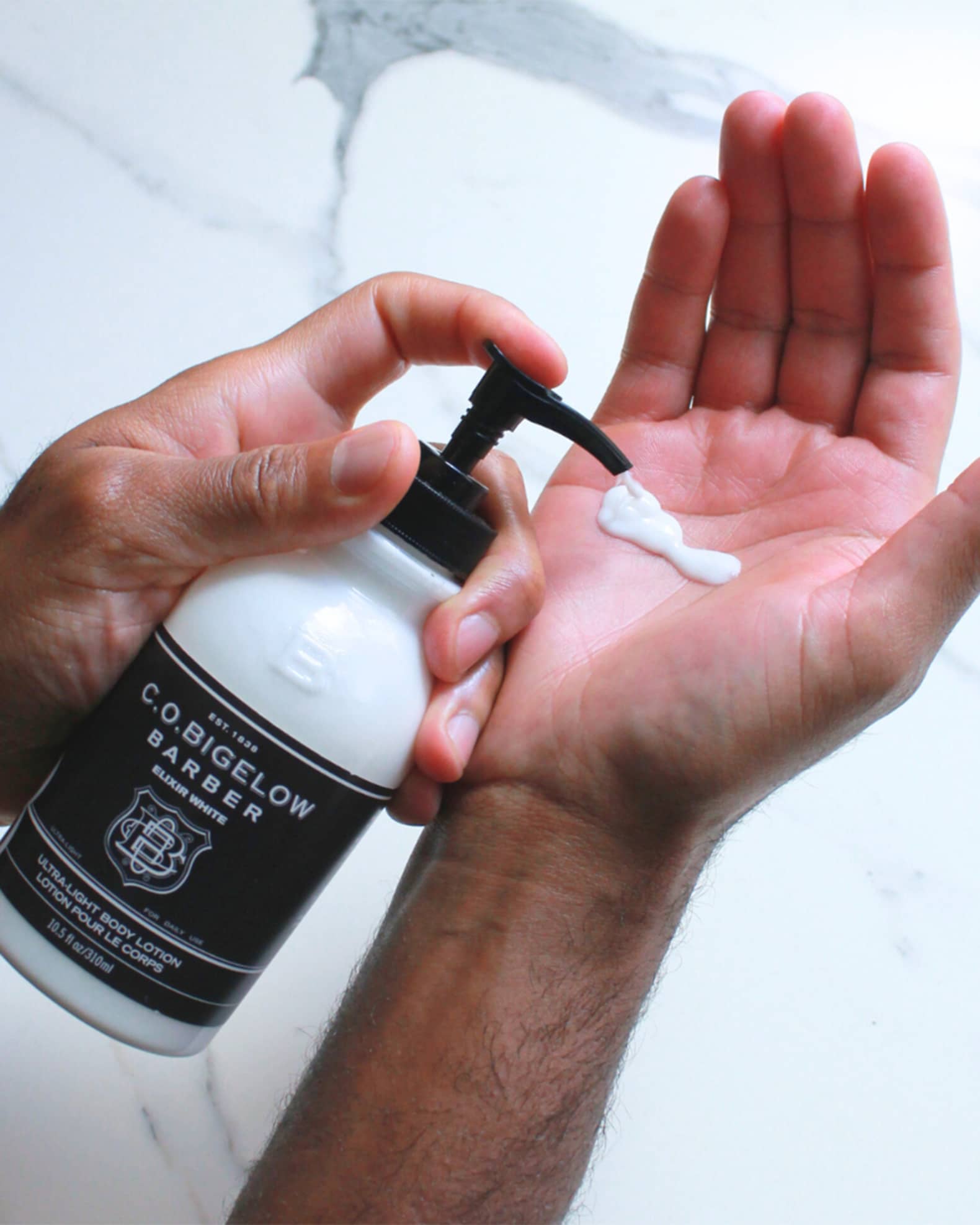 Men's Elixir White Ultra-Light Body Lotion, 10.5 oz. 1