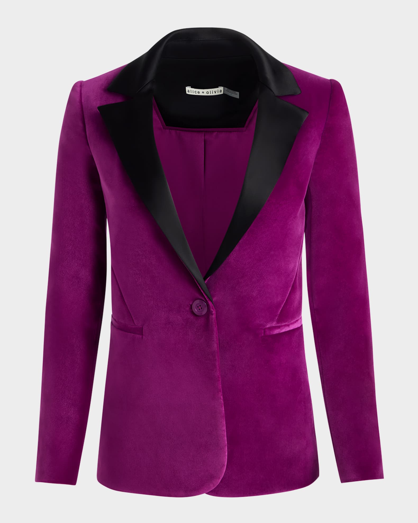 Alice and olivia velvet jacket shop
