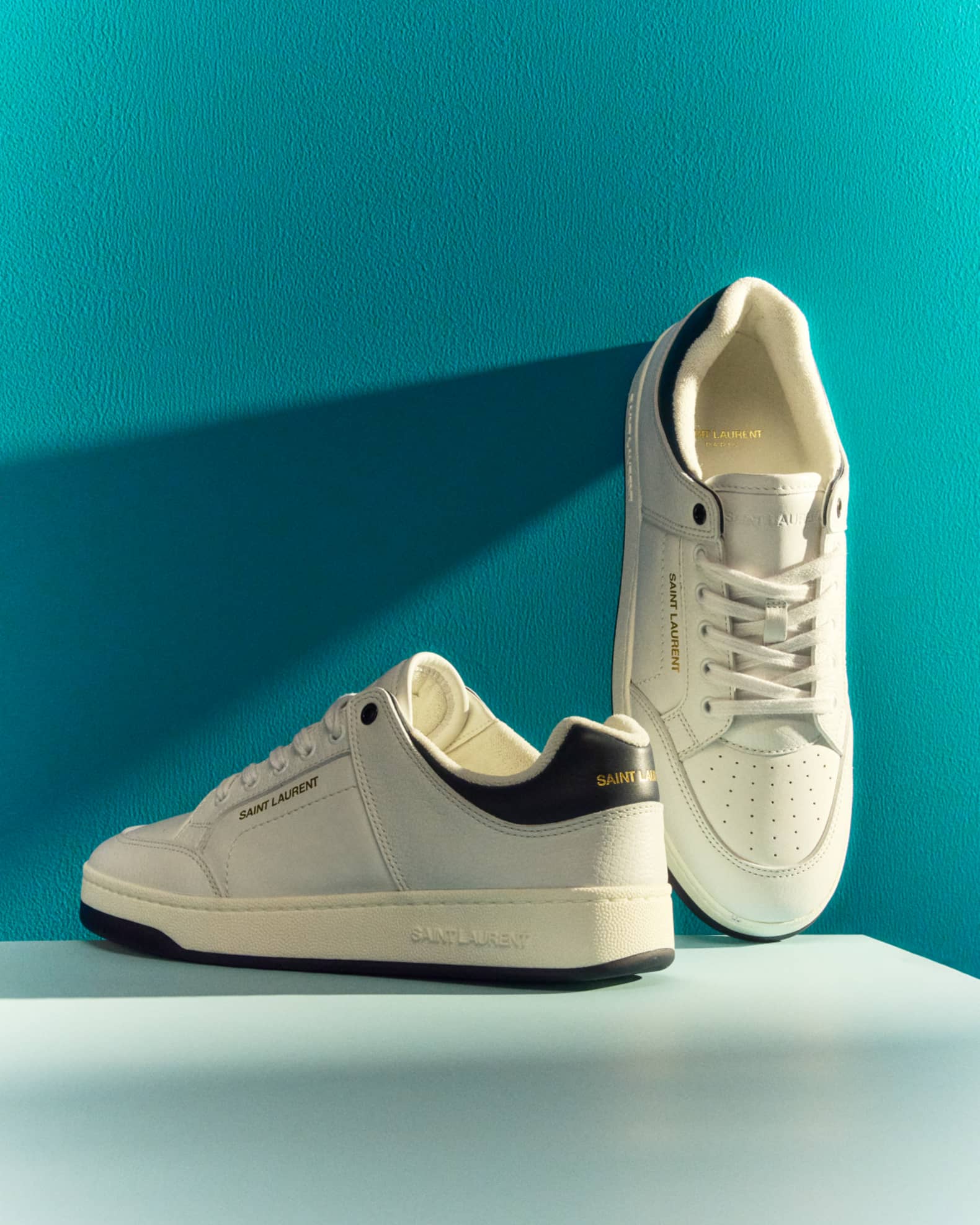 スニーカー Saint Laurent Sl 61 Low-Top Sneakers Saint Laurent SL/61 LOW-TOP SNEAKERS IN PERFORATED LEATHER