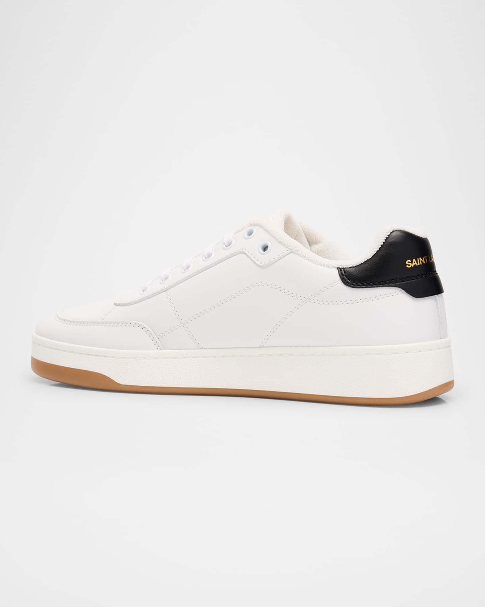 Saint Laurent Men's SL/61 Leather Low-Top Sneakers | Neiman