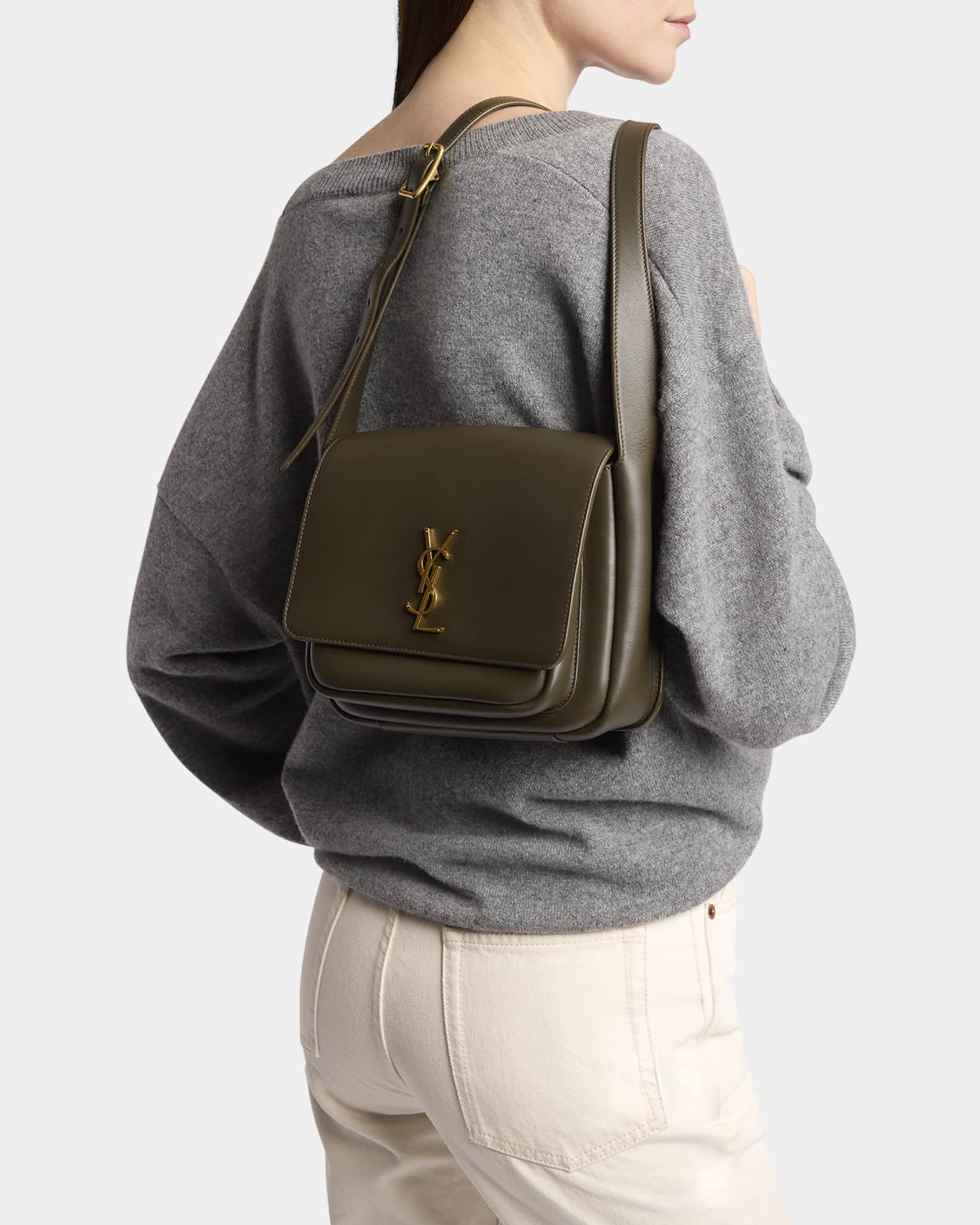 Niki YSL Flap Crossbody Bag in Calfskin 1